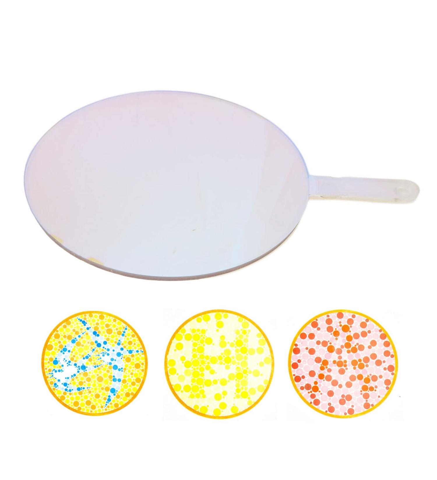 Colorblind Corrective Lens - Double-Sided Coating 2.6 Diameter Red-Green Lens for Improved Color Vision - International Shipping Available - Buy Online on GoSupps.com