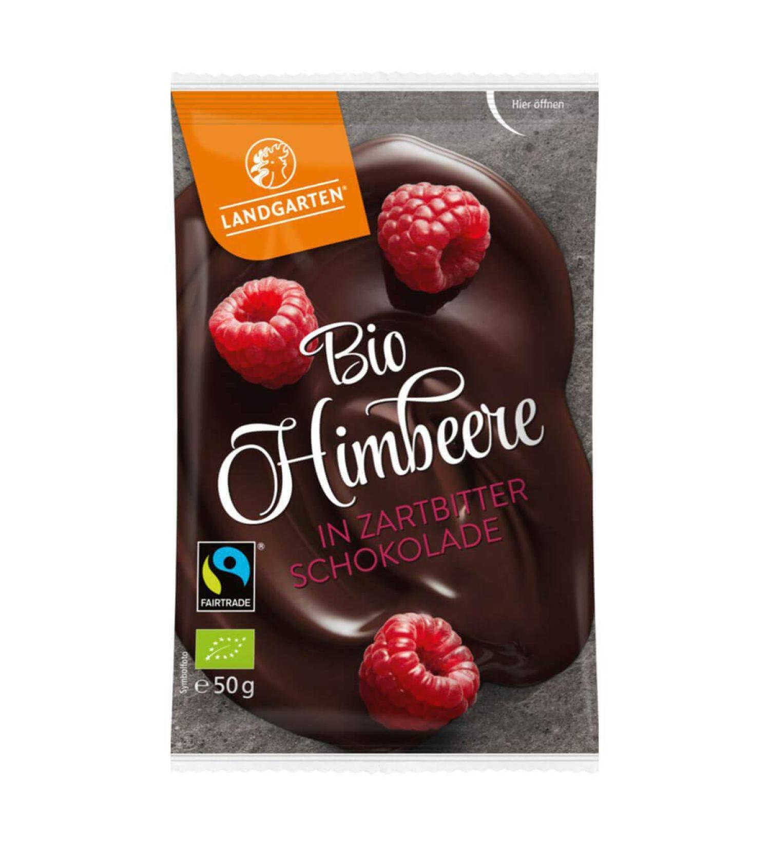 Landgarten Landgarten - Organic FT Sweet Chocolate Raspberry - 50 g - Pack of 10