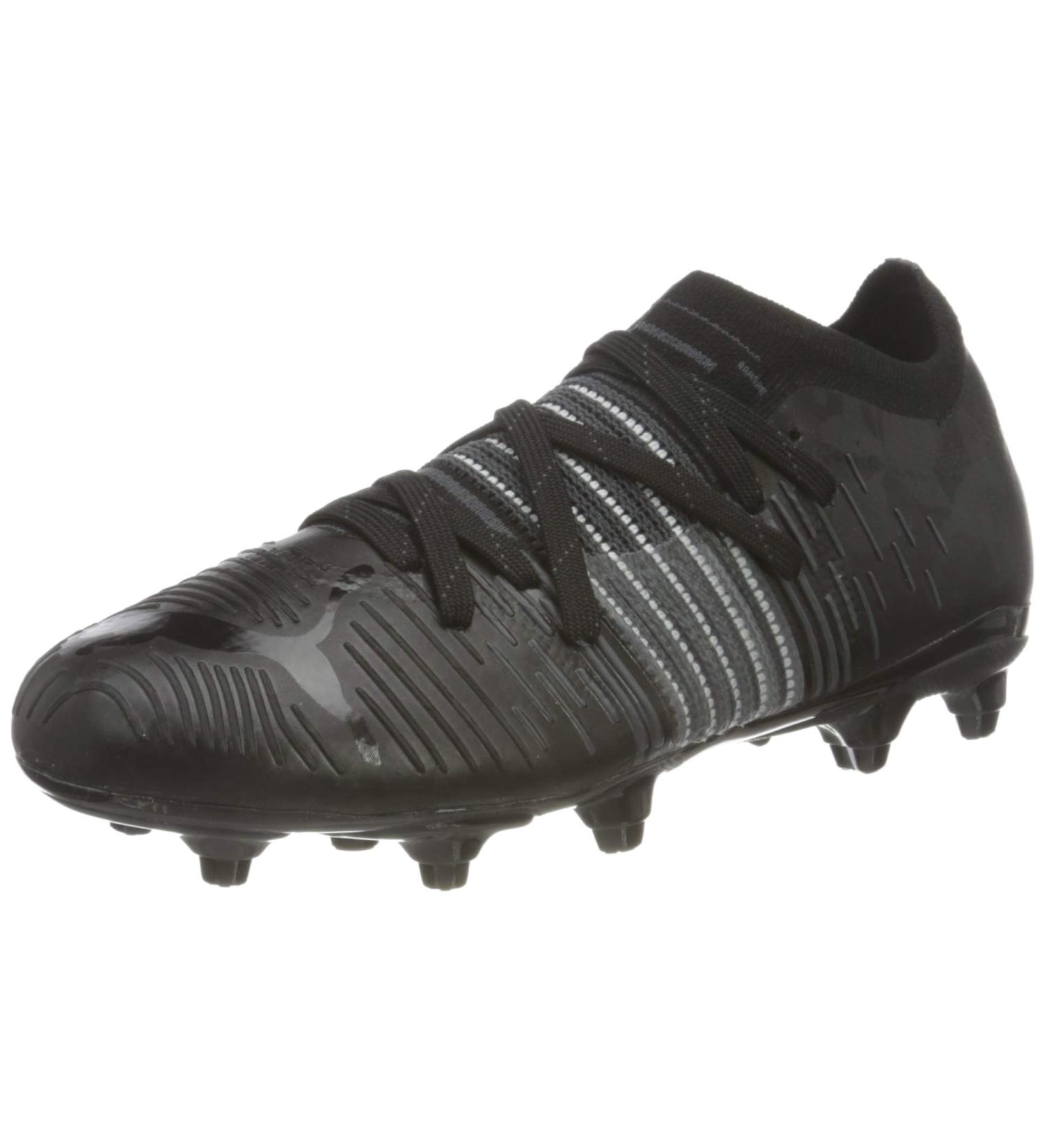 PUMA Unisex Kids Future Z 2.1 FG/AG Jr Football Shoes - 28 EU Puma Black Asphalt | International Shipping Available - Buy Online on GoSupps.com