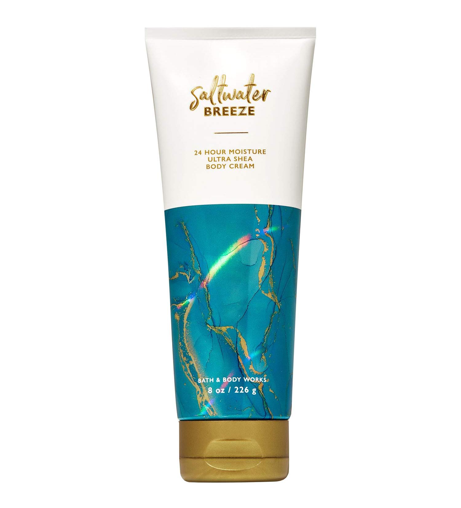 Bath and Body Works SALTWATER BREEZE Ultra Shea Body Cream 8 Ounce  2020 Limited Edition