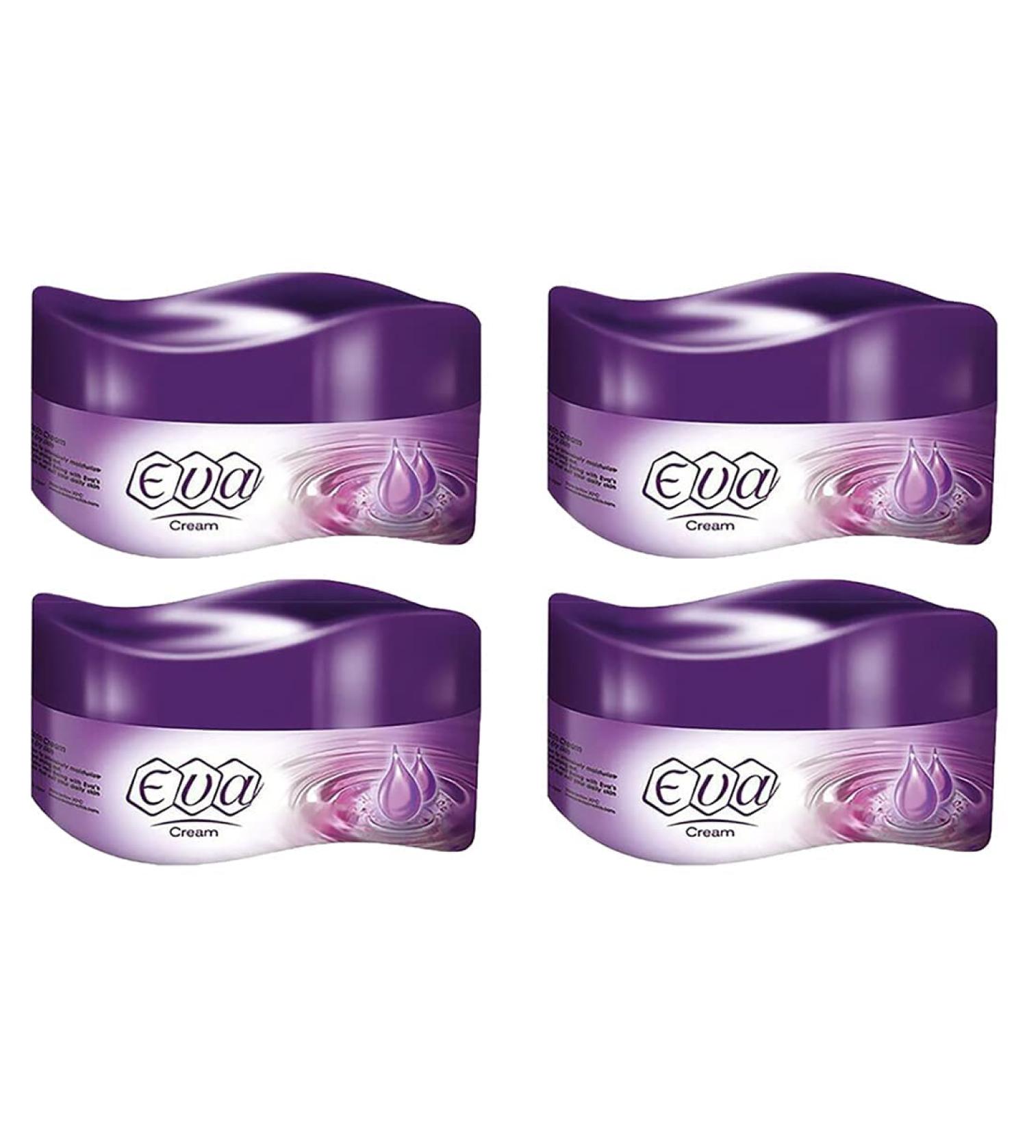 Egyptian Eva Moisturizing Cream with Glycerin for Dry Skin - 6oz (Pack of 4) - Buy Online on GoSupps.com