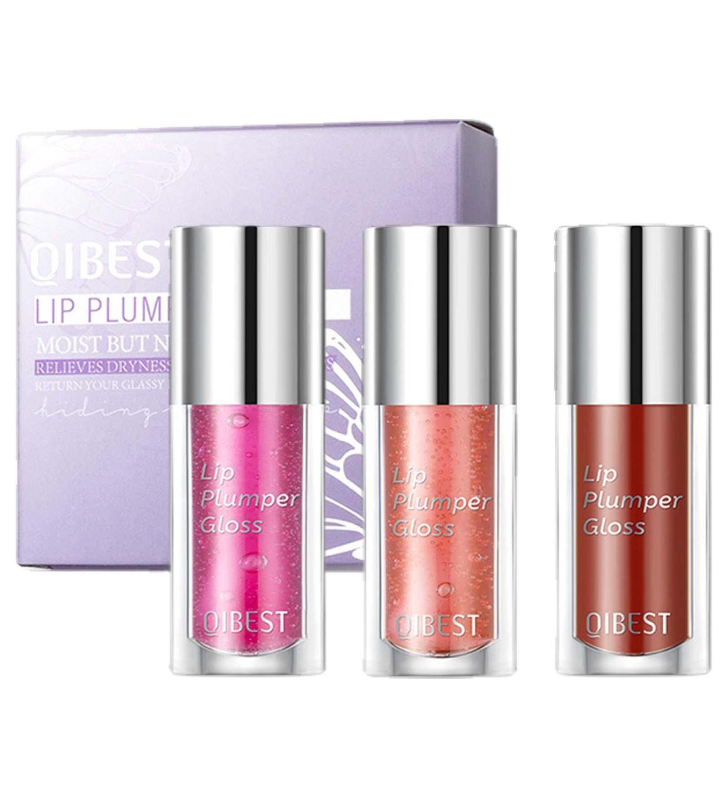 Plumping Lip Oil Colorful Moisturizing Lip Gloss - Transparent Nutritious Lip Glow Oil Lip Balm Non-Sticky Lip Oil Colored Lip Balm For Care Jingan - Buy Online on GoSupps.com