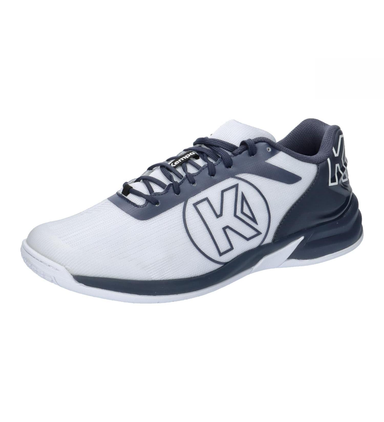 Kempa Unisex Attack Three 2.0 Handball Shoes - White Navy Sports Sneakers Size 45 EU | International Shipping Available - Buy Online on GoSupps.com