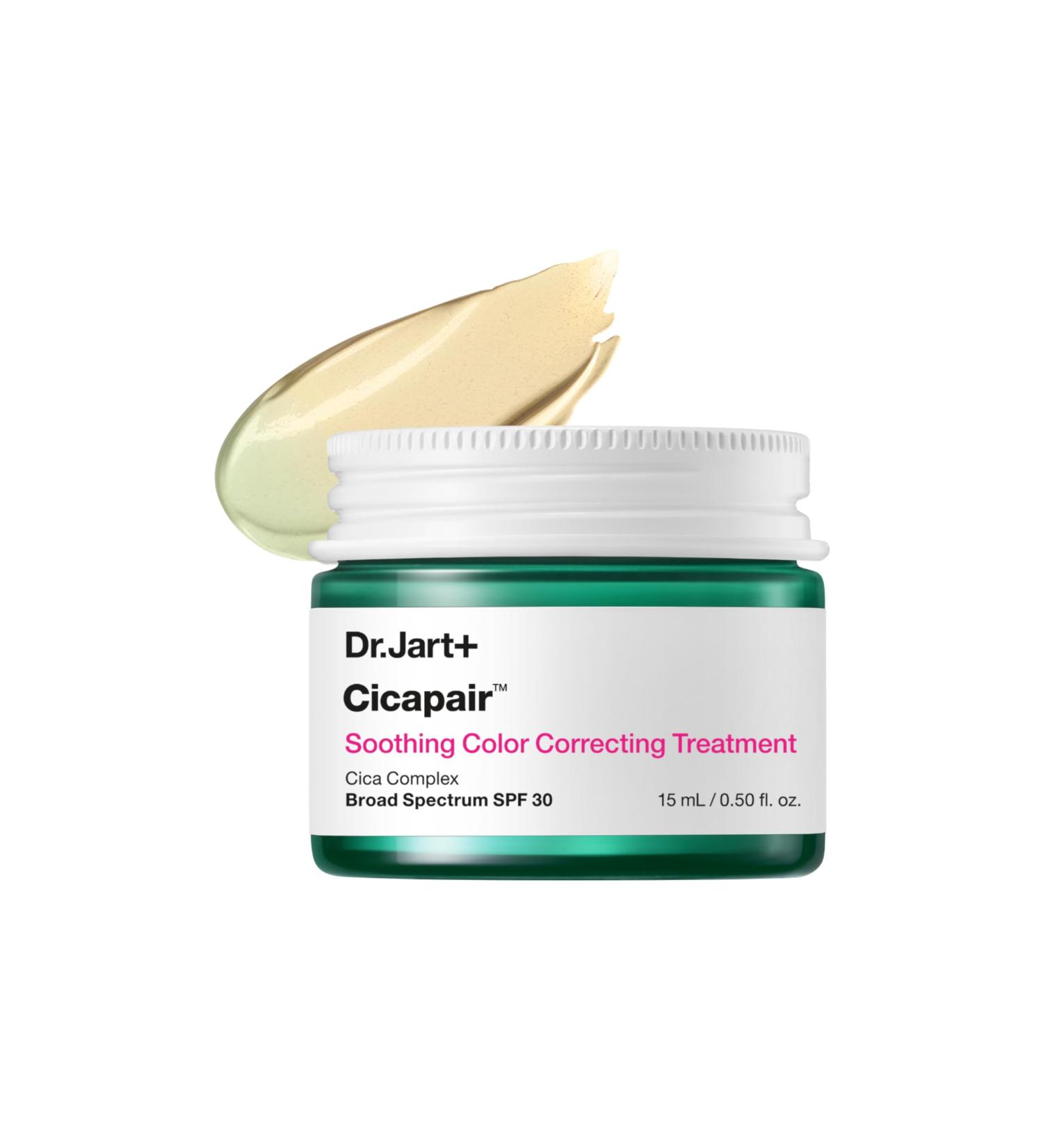 Dr. Jart+ Cicapair Soothing Color Correcting Treatment SPF 30 with Centella Asiatica Extracts | cc cream | Korean Skin Care New Formula - Travel Size (0.5 Fl Oz) - Buy Online on GoSupps.com