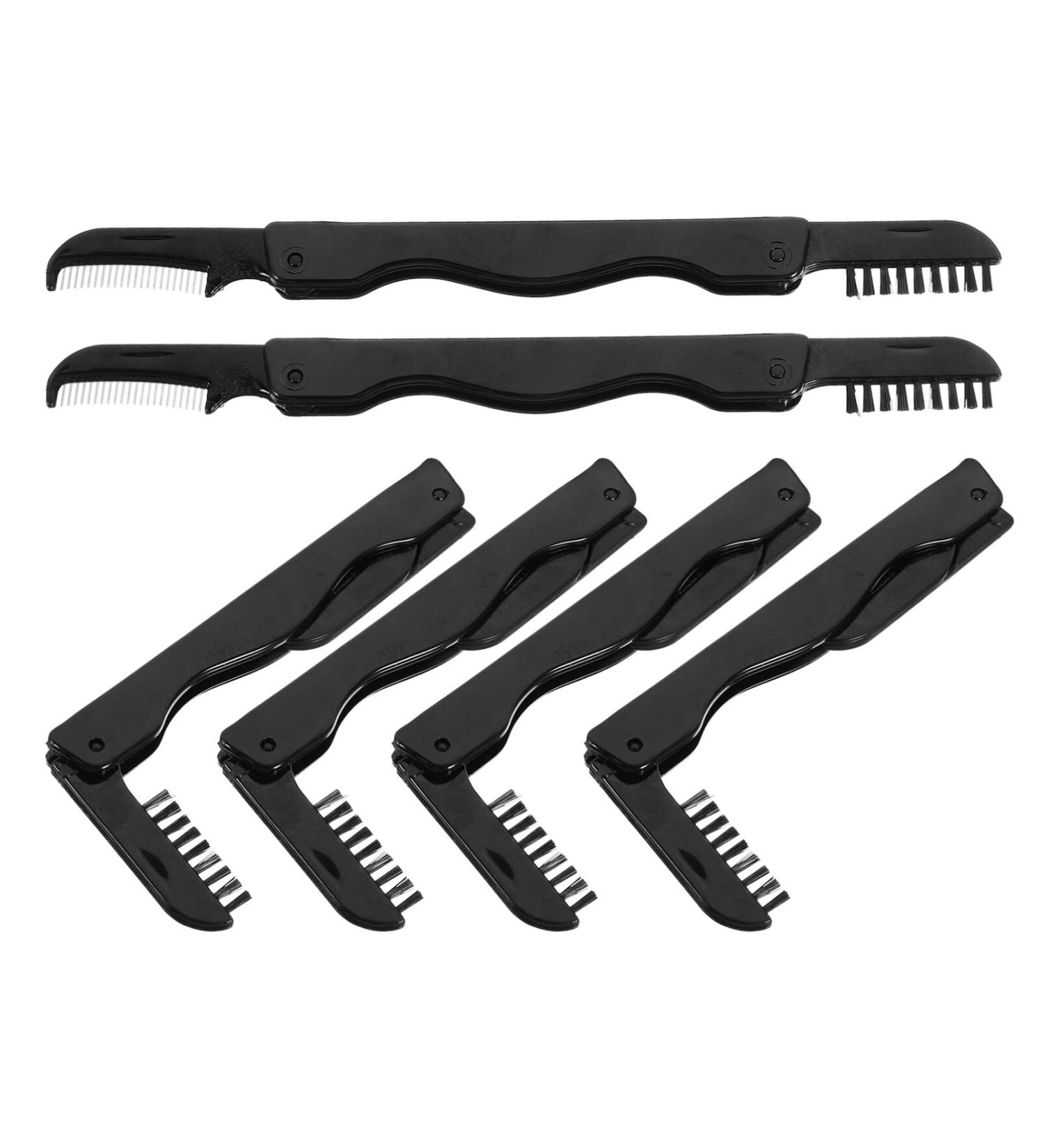 Beaupretty Flodable Brow Brush Eyebrow Brush Comb Lash Separator Brow Brush Dual Sided Lash Mascara Applicator Eyebrow Grooming Tool - Buy Online on GoSupps.com