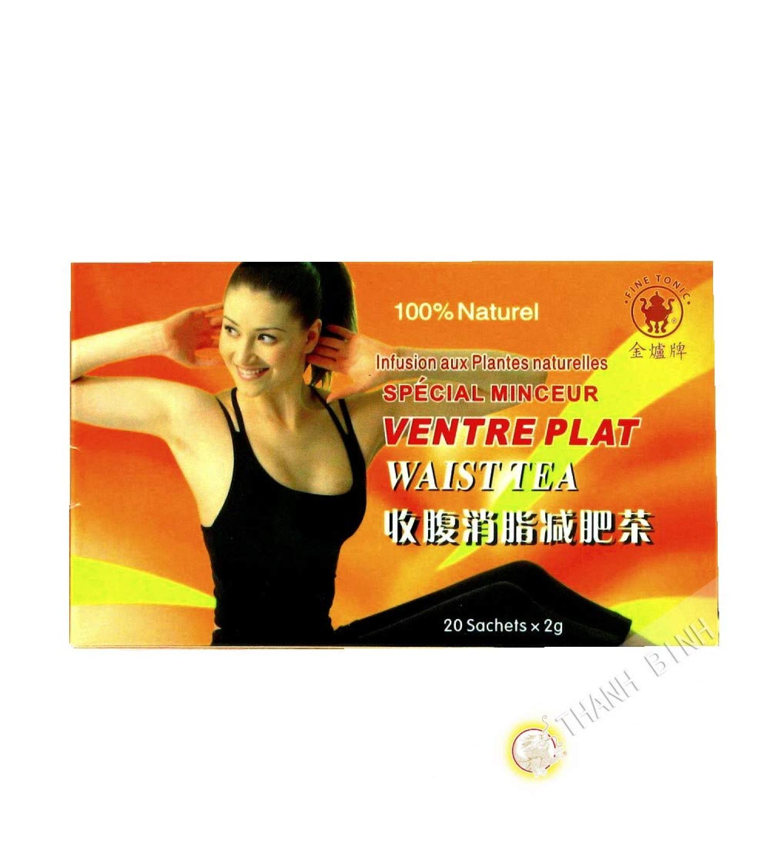 Fine Tonic Special Slimming Belly Tea 20 x 2 g China Pack of 3 Pack of 3 20 Units - Buy Online on GoSupps.com