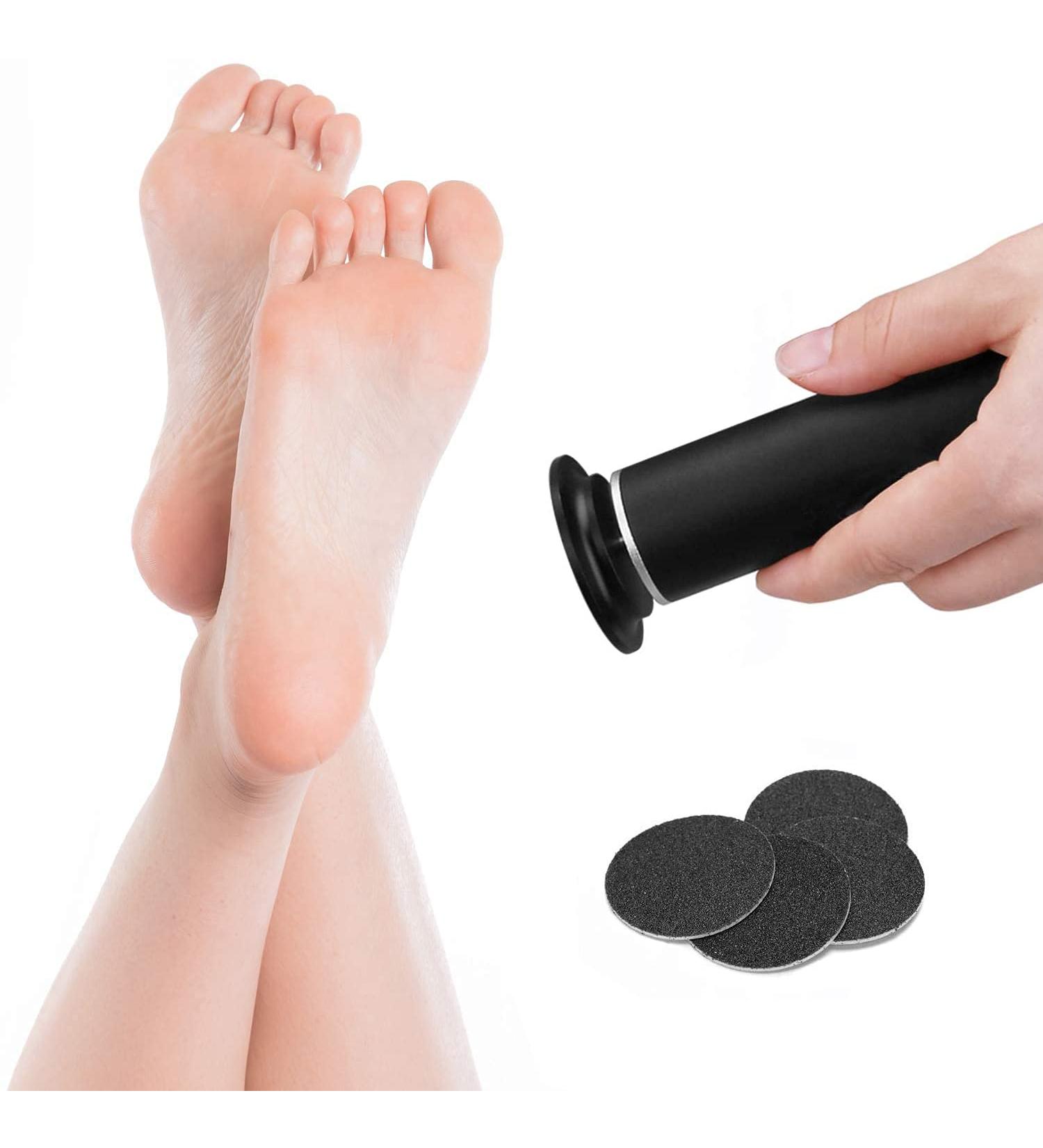Eleven Ever Electro-Foot Horn Skin Remover | European Specification Foot Care Tool for Dry Dead Skin & Callus Removal (Black) | Buy Internationally - Buy Online on GoSupps.com