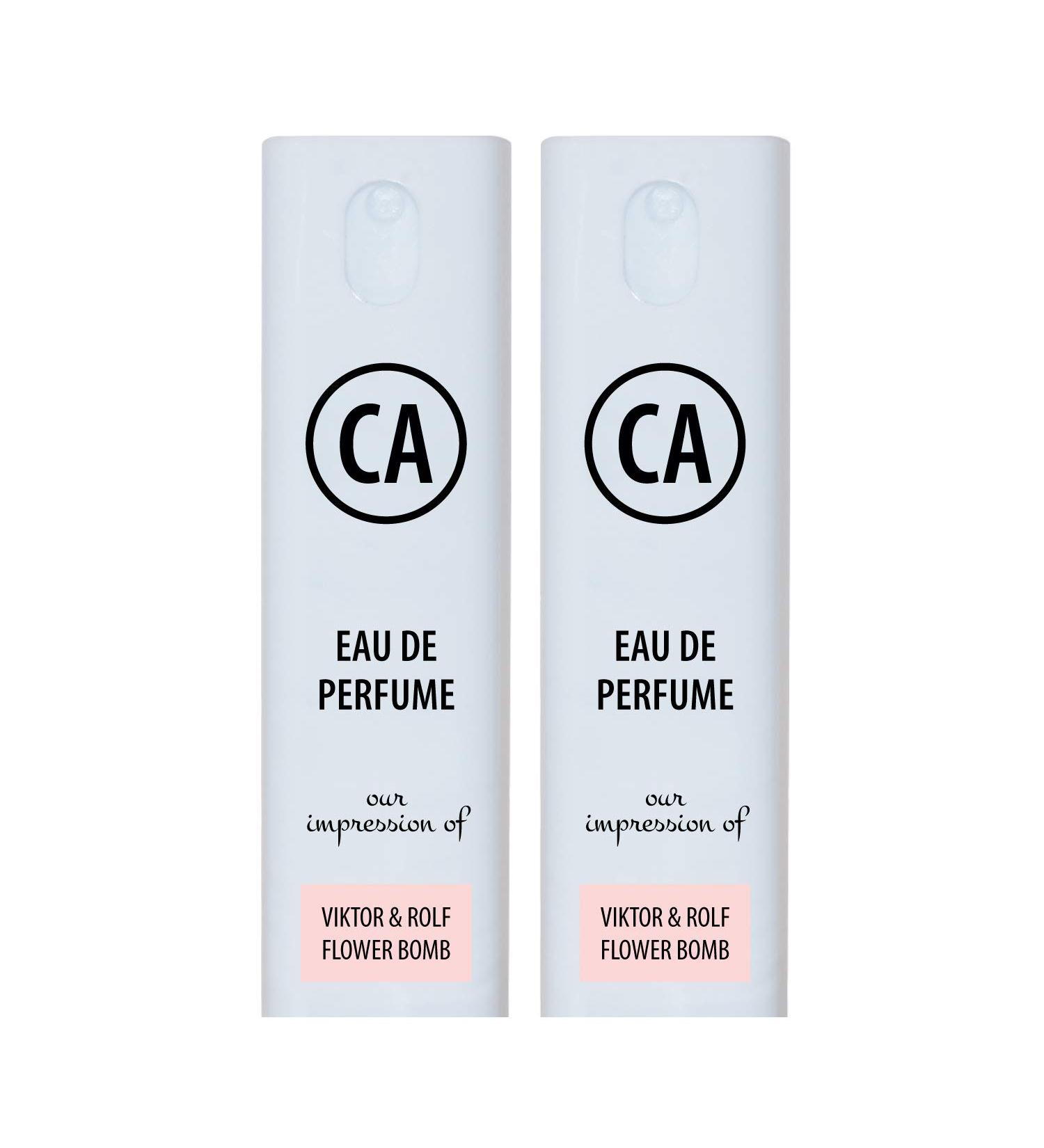 CA Perfume Impression of Flowerbomb for Woman Travel Size Sample Fragrance Eau de Parfum Sprayer ( 0.3 Fl Oz/10 ml ) X2 - Buy Online on GoSupps.com