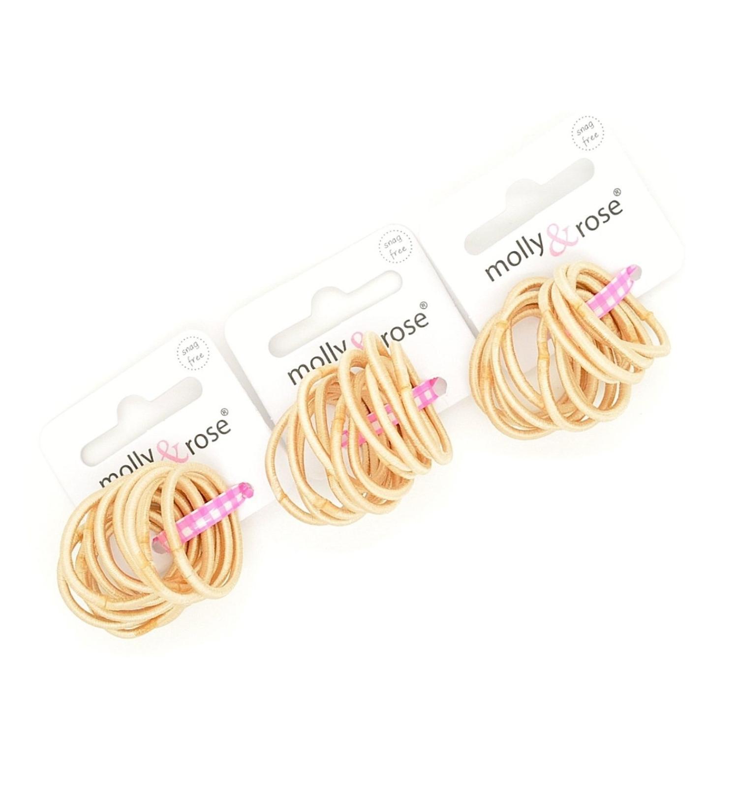 Mini hair ties blonde endless do not pinch hair 36 pieces