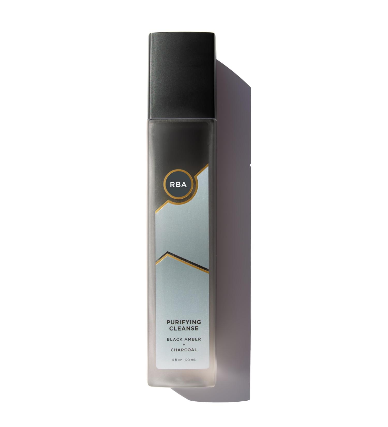 RBA Skincare Purifying Cleanse - Vegan Daily Face Cleanser with Black Amber & Activated Charcoal - 4 fl oz | Remove Skin Impurities - Buy Online on GoSupps.com