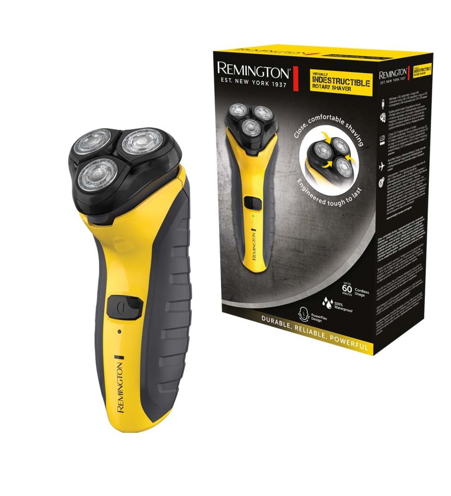 Remington Electric Razor PR1855 - Indestructible Wet & Dry Rotation Shaver with Dual Track Comfort Trimmer & 3-Day Beard Styler - EU Power Plug - Buy Online on GoSupps.com