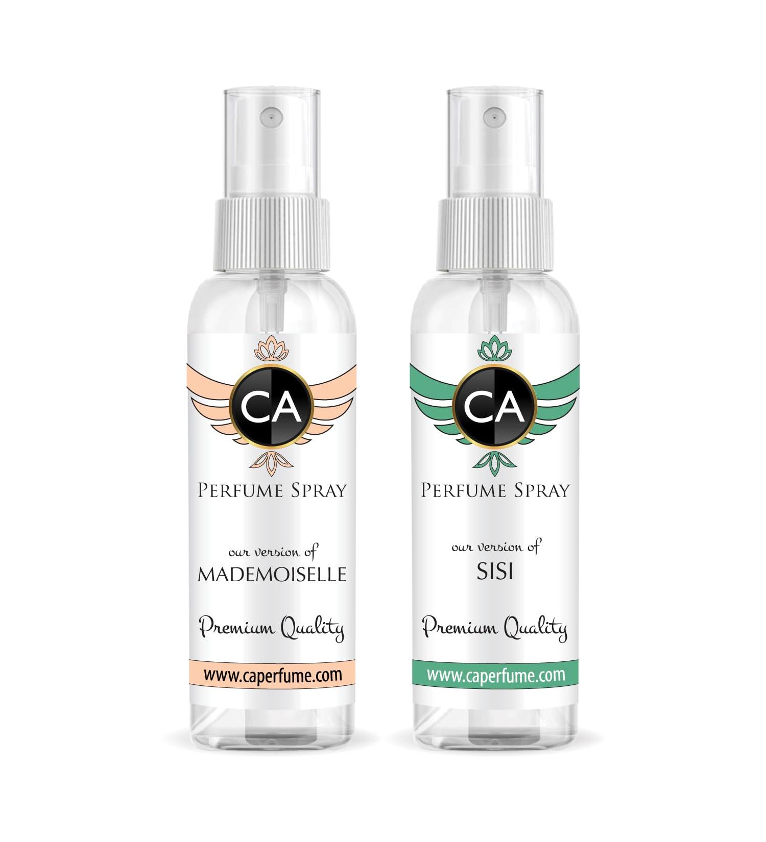 CA Perfume Impression of (Sisi + Mademoiselle) Travel Size Sample Fragrance Refillable Atomizer Long Lasting Eau de Parfum (Cologne) Sprayer / 2 Fl Oz/ 60 ml Sisi + Coco Mademoiselle Impression - Buy Online on GoSupps.com