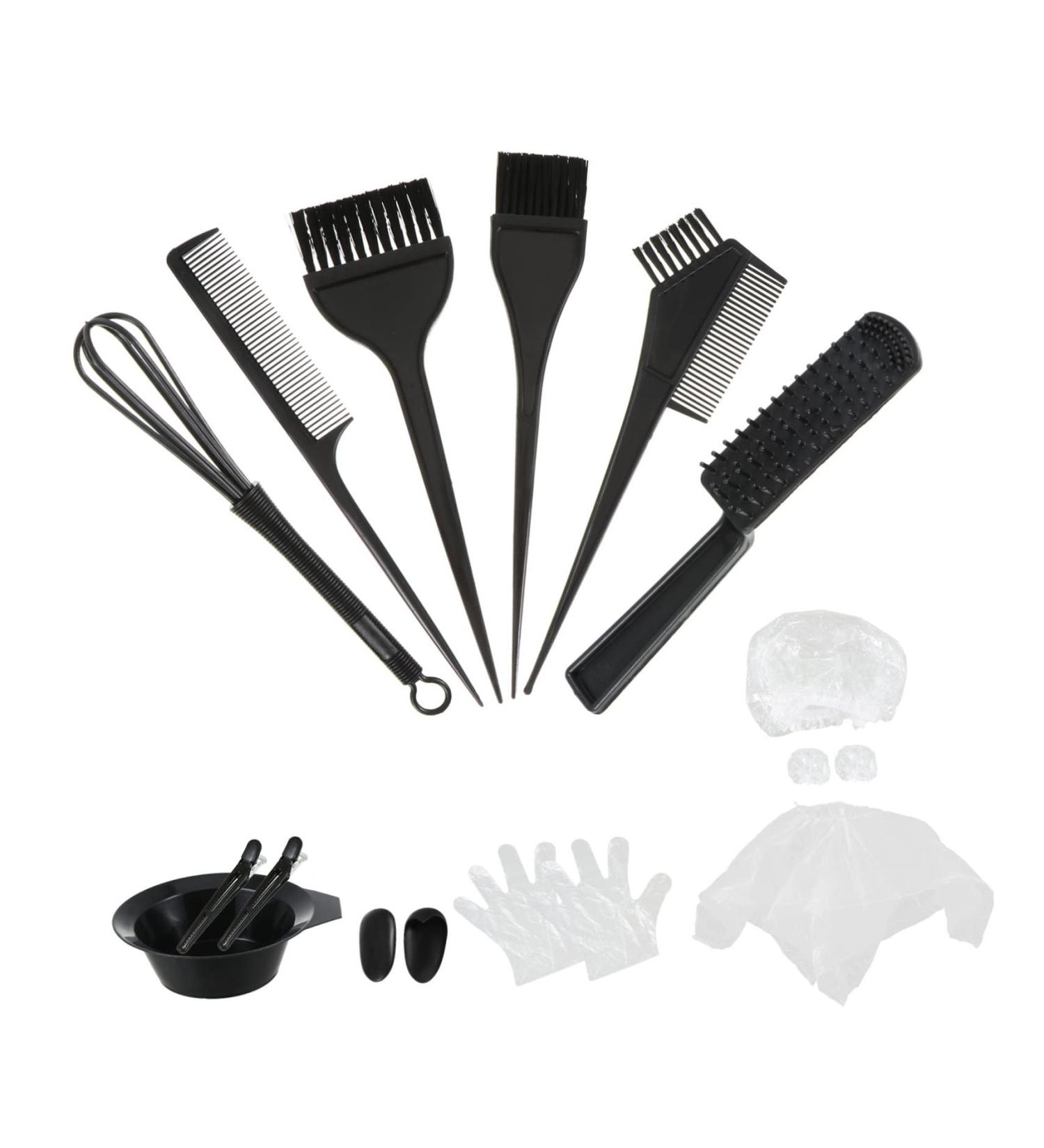 FRCOLOR 1 Set Diy Hair Coloring Oil Hair Coloring Tool Kit Hair Dye Color Hair Dye Tools Hair Tinting Bowl Household Tools Ear Cover Hair Coloring Cape Brush - Buy Online on GoSupps.com