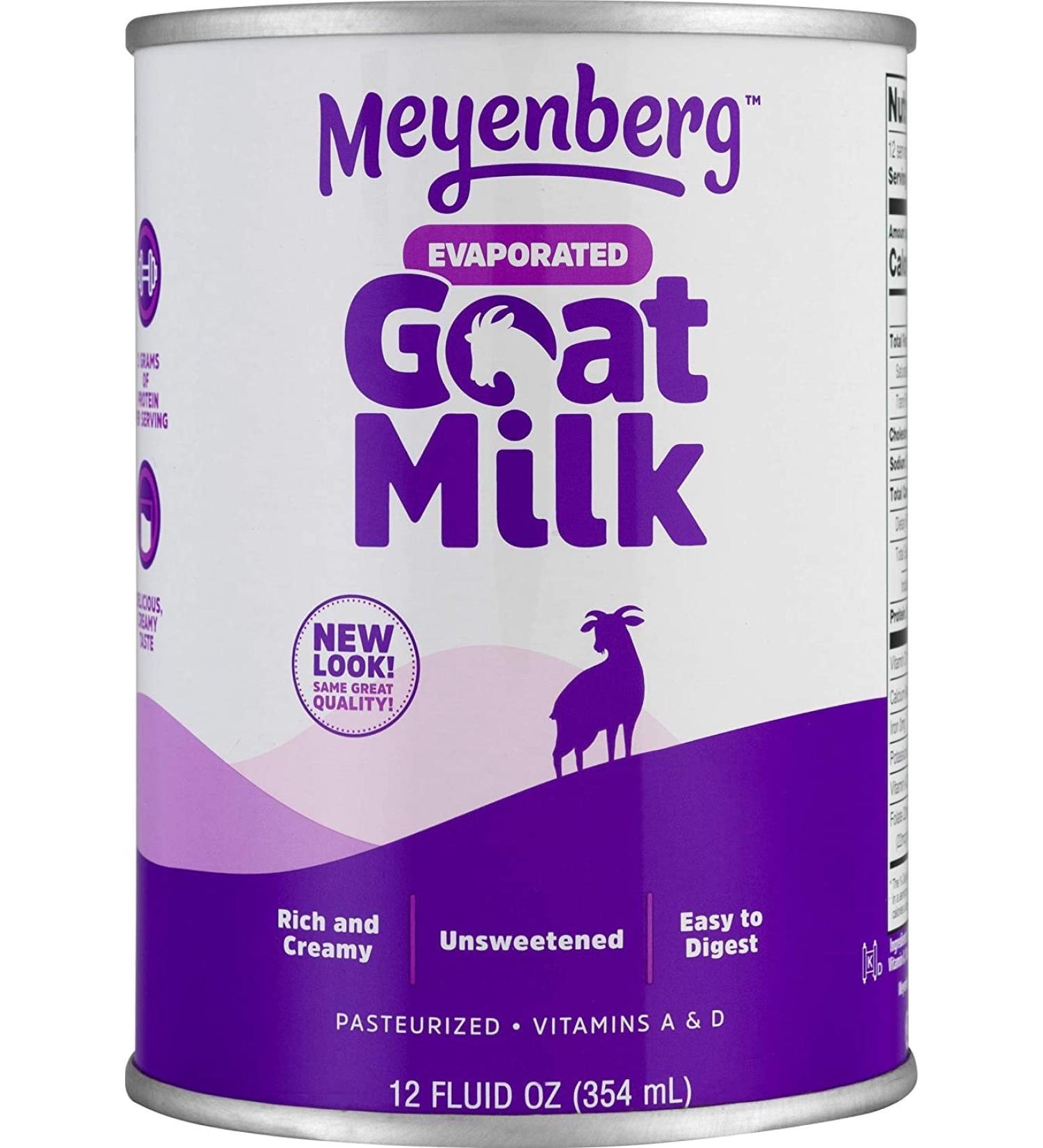Meyenberg Goat Milk with Vitamin D - 12 Fl Oz (Pack of 12) - Buy Online on GoSupps.com