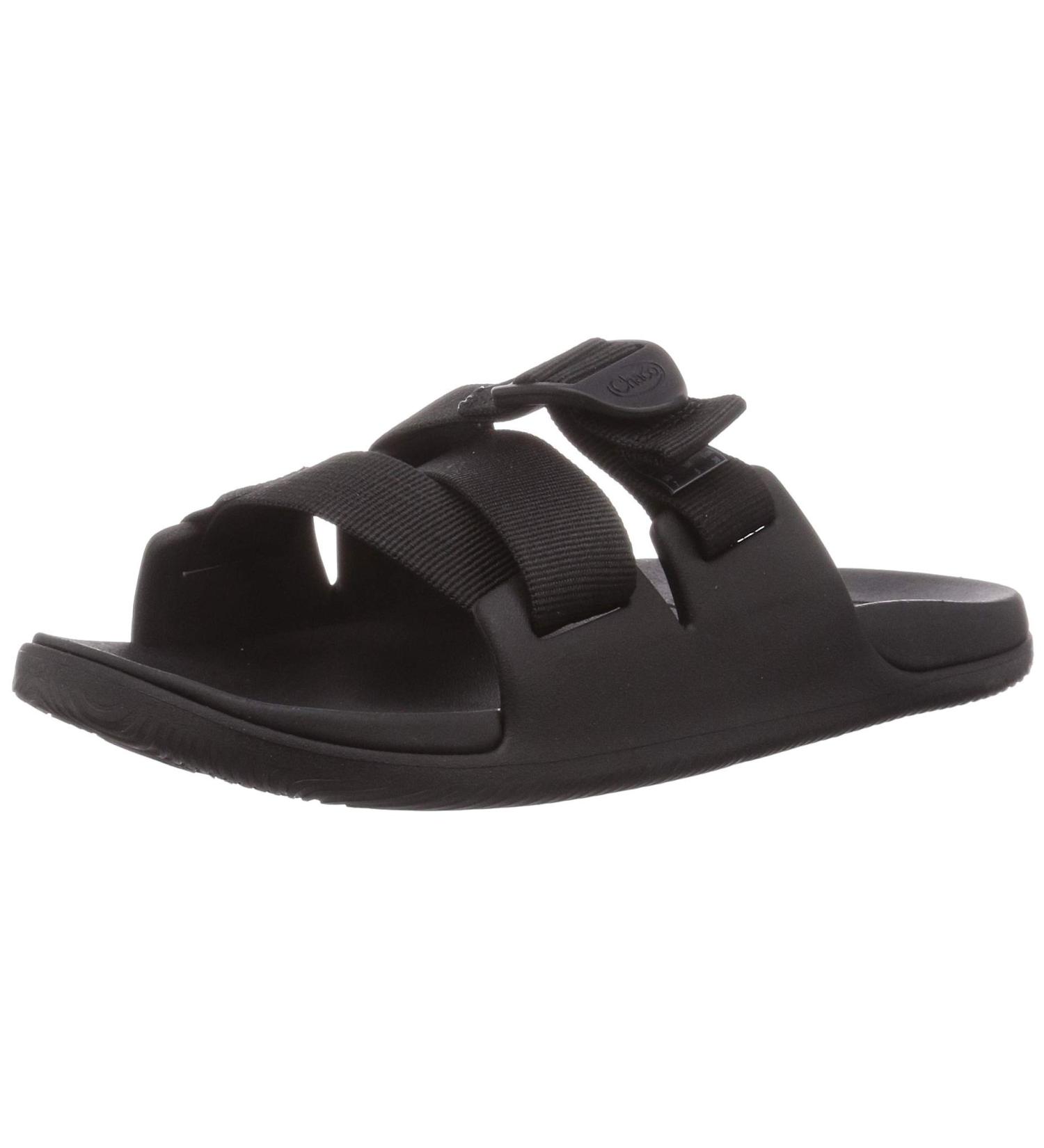 Chaco Women's Chillos Slide Sandal 8 Black - Comfortable and Stylish Footwear - Buy Online on GoSupps.com