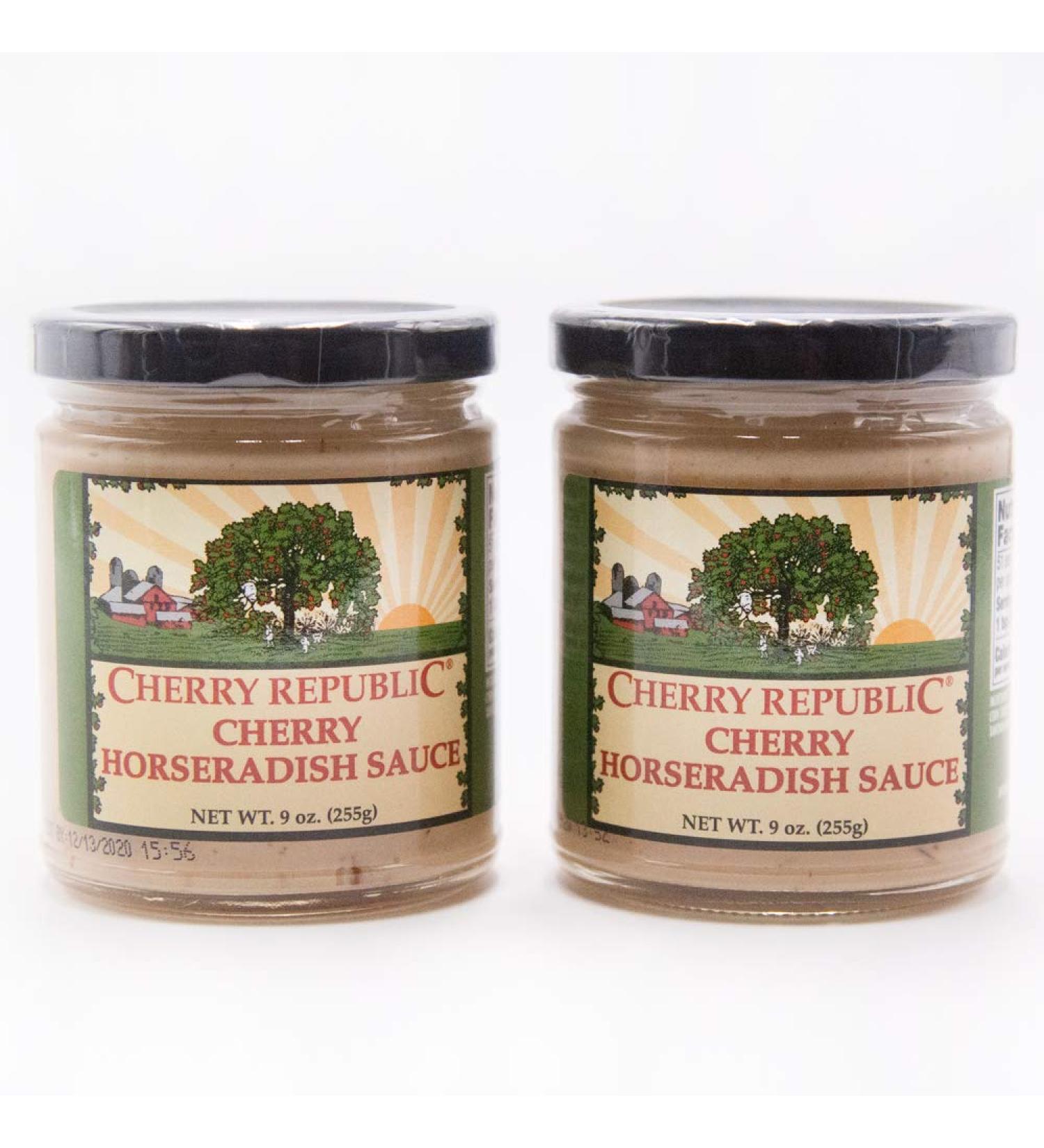 Cherry Republic Cherry Horseradish Sauce - Spicy & Sweet Michigan Cherries - 9 oz Jar - Buy Online on GoSupps.com