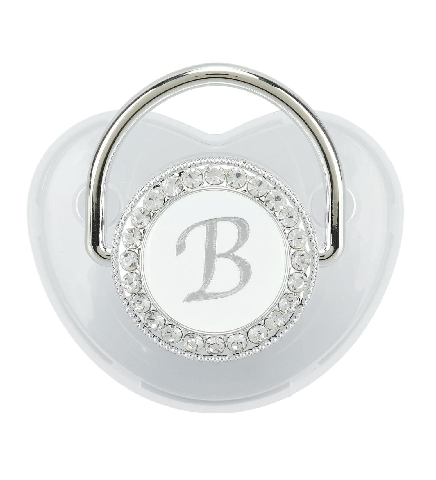 Silicone Baby Pacifier for Toddlers 6-18 Months | Letter B - Safe & Comfortable Soothing Solution - Buy Online on GoSupps.com