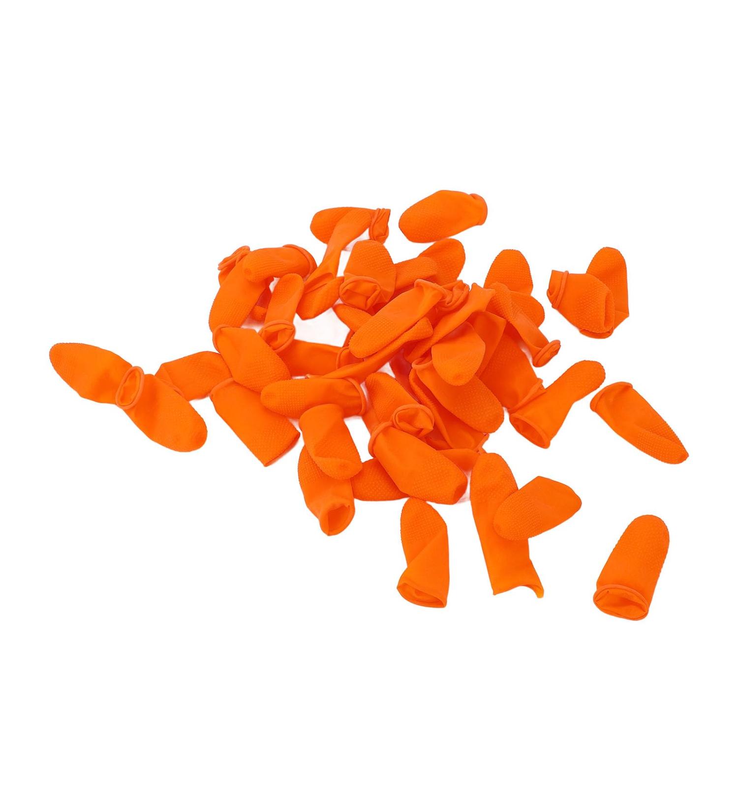 Non-Static Latex Finger Cots - 100 Pcs Waterproof Ultra Thin for Cleaning | International Shipping Available - Buy Online on GoSupps.com