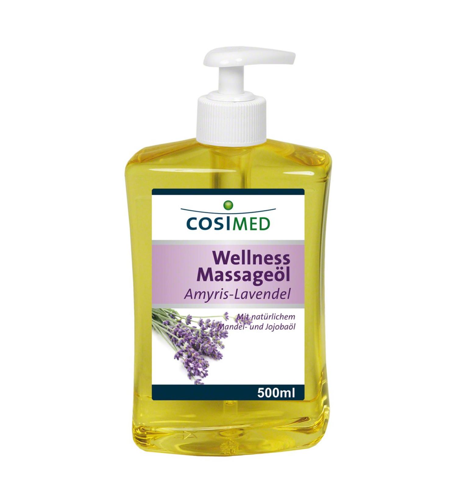 CosiMed Wellness Massage Oil Amyris-Lavender 1 pack (1 x 500 ml)