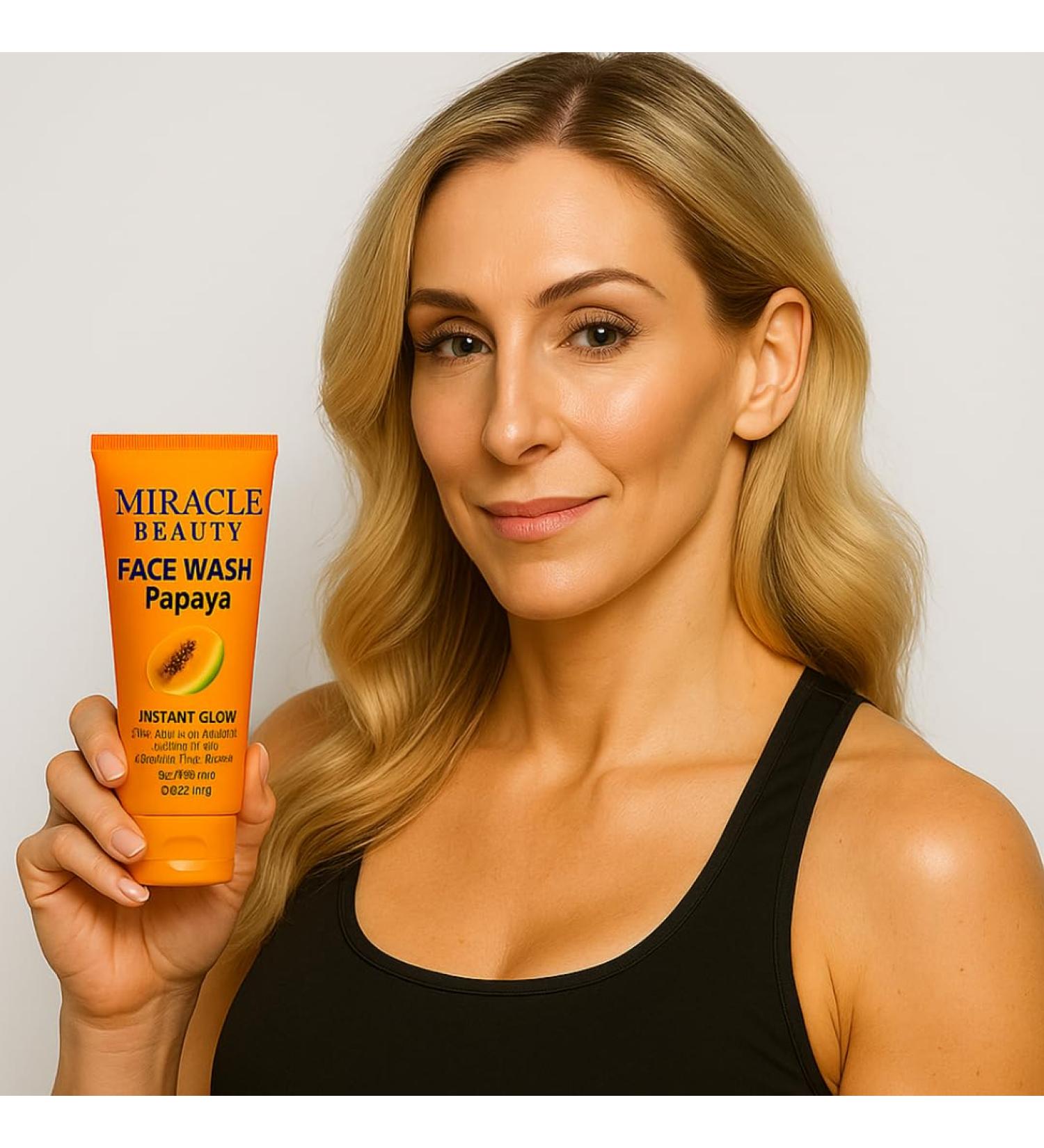 MACARIA Miracle Beauty Papaya Daily Routine Organic face wash Cleanser - Buy Online on GoSupps.com