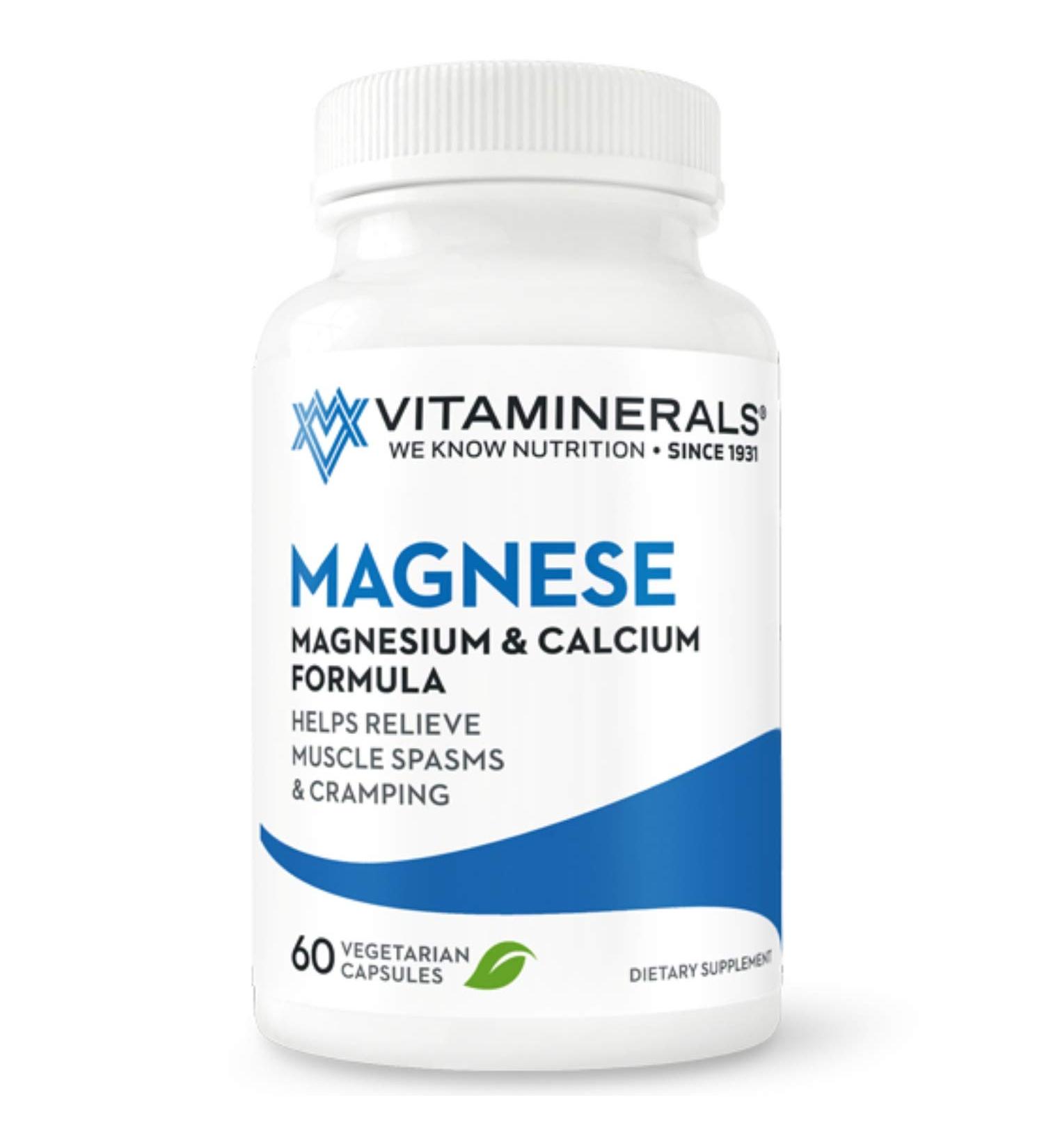 VITAMINERALS 10 Magnese Bone & Muscle Support (60) - Essential Mineral Supplement - Buy Online on GoSupps.com