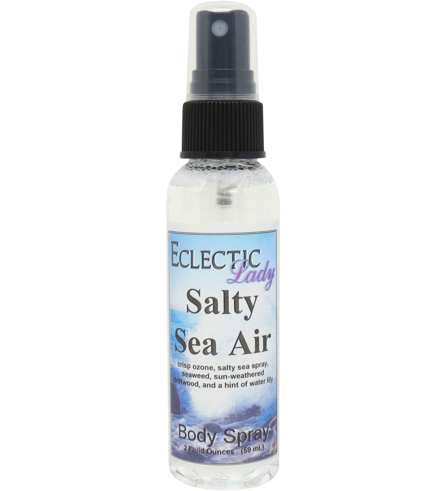 Salty Sea Air Body Spray 2 ounces Body Mist for Women with Clean Light & Gentle Fragrance Long Lasting Perfume with Comforting Scent for Men & Women Cologne with Soft Subtle Aroma For Daily Use 2 Fluid Ounces - Buy Online on GoSupps.com