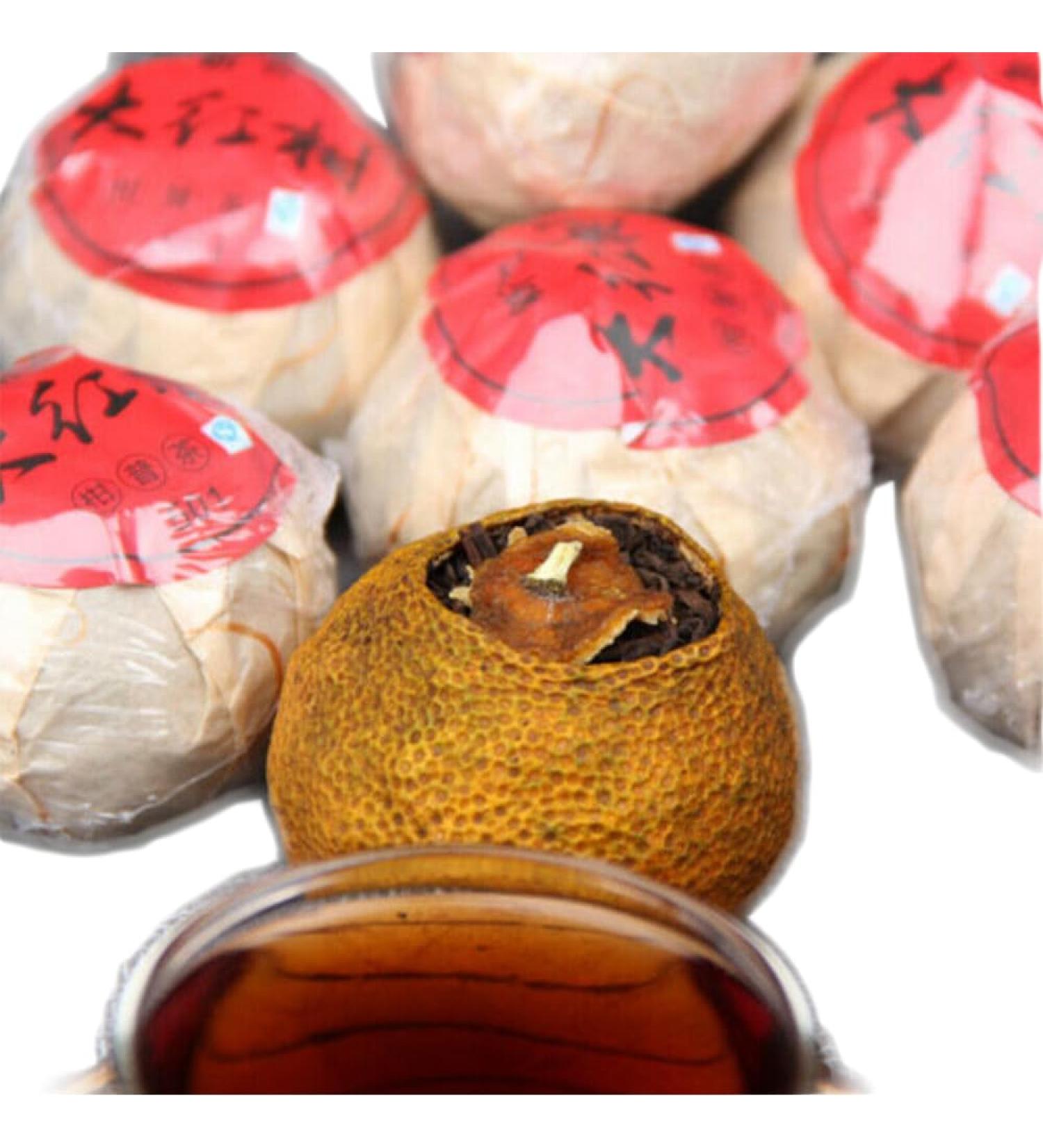 Grande Mandarine Rouge Premium Th Pu-Erh Th Pu'er Mandarine Th noir Menghai 500g - Buy Online on GoSupps.com