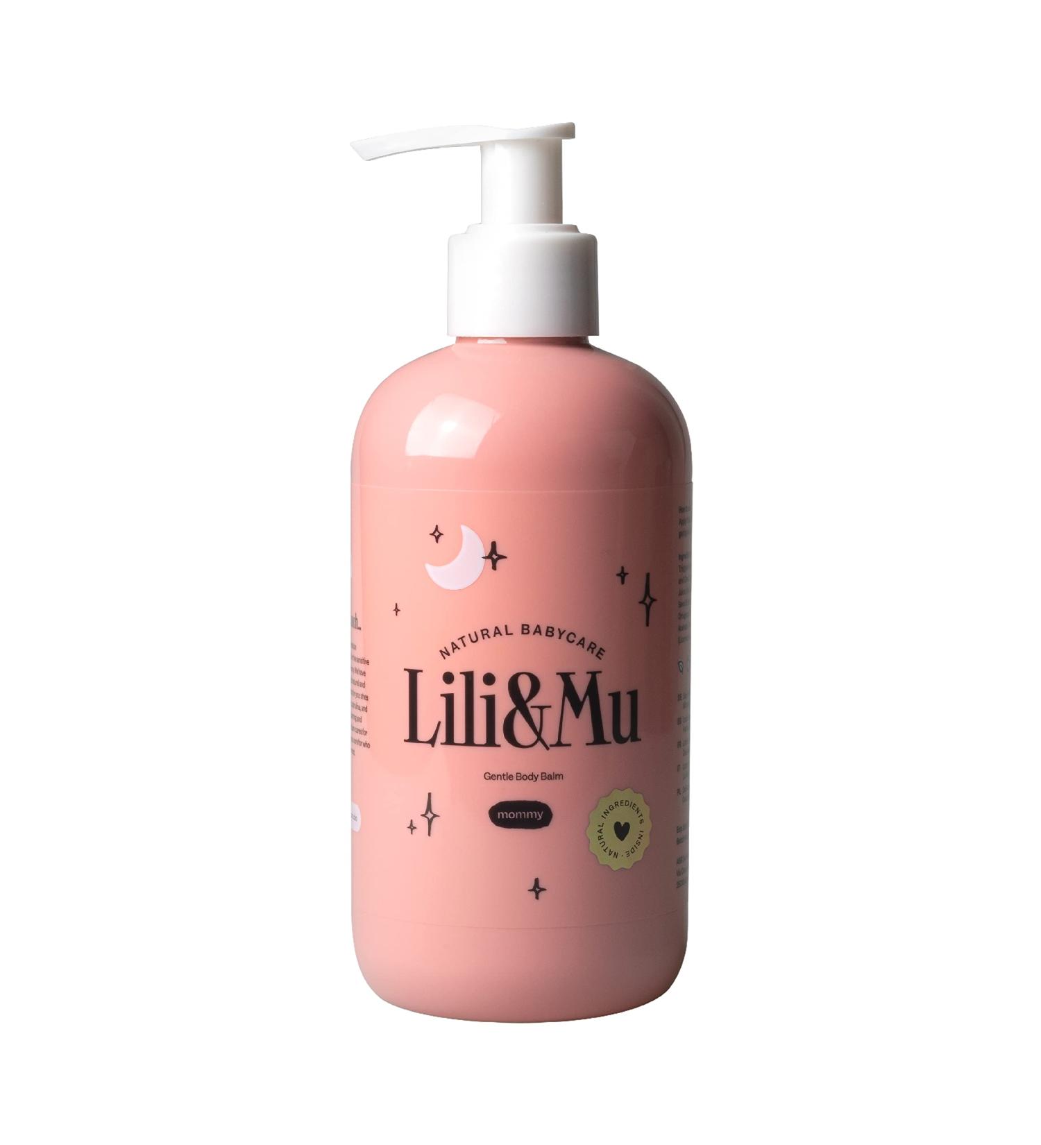 Lili & Mu Moisturizer for Pregnant Women | 300ml Body Lotion with Shea Butter & Aloe | Natural Oils Body Balm for Dry Skin | Ideal Moisturizing Cream for Moms - Buy Online on GoSupps.com