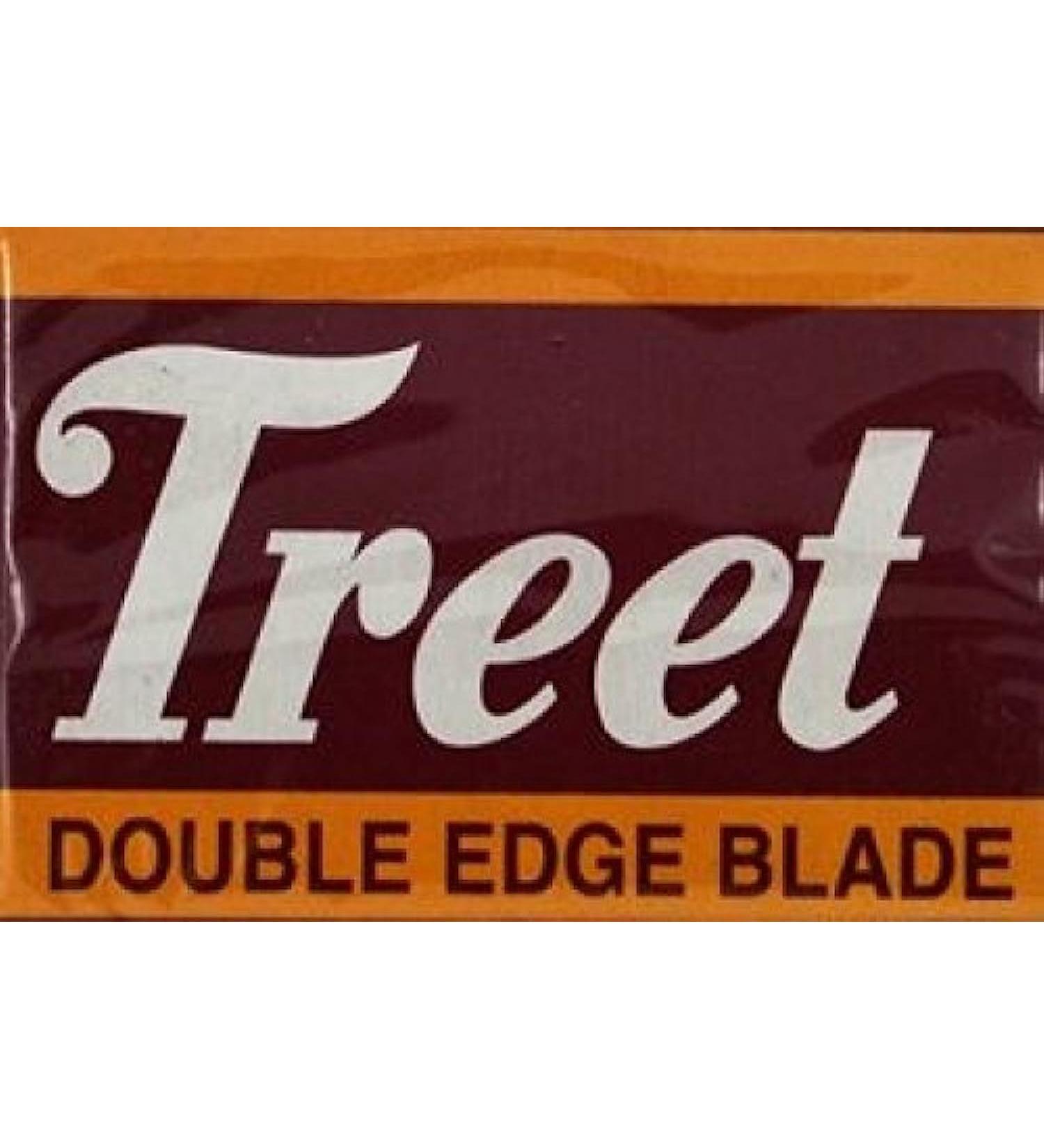 100 Treet Carbon Steel"The Black Beauty" Double Edge Safety Razor Blades