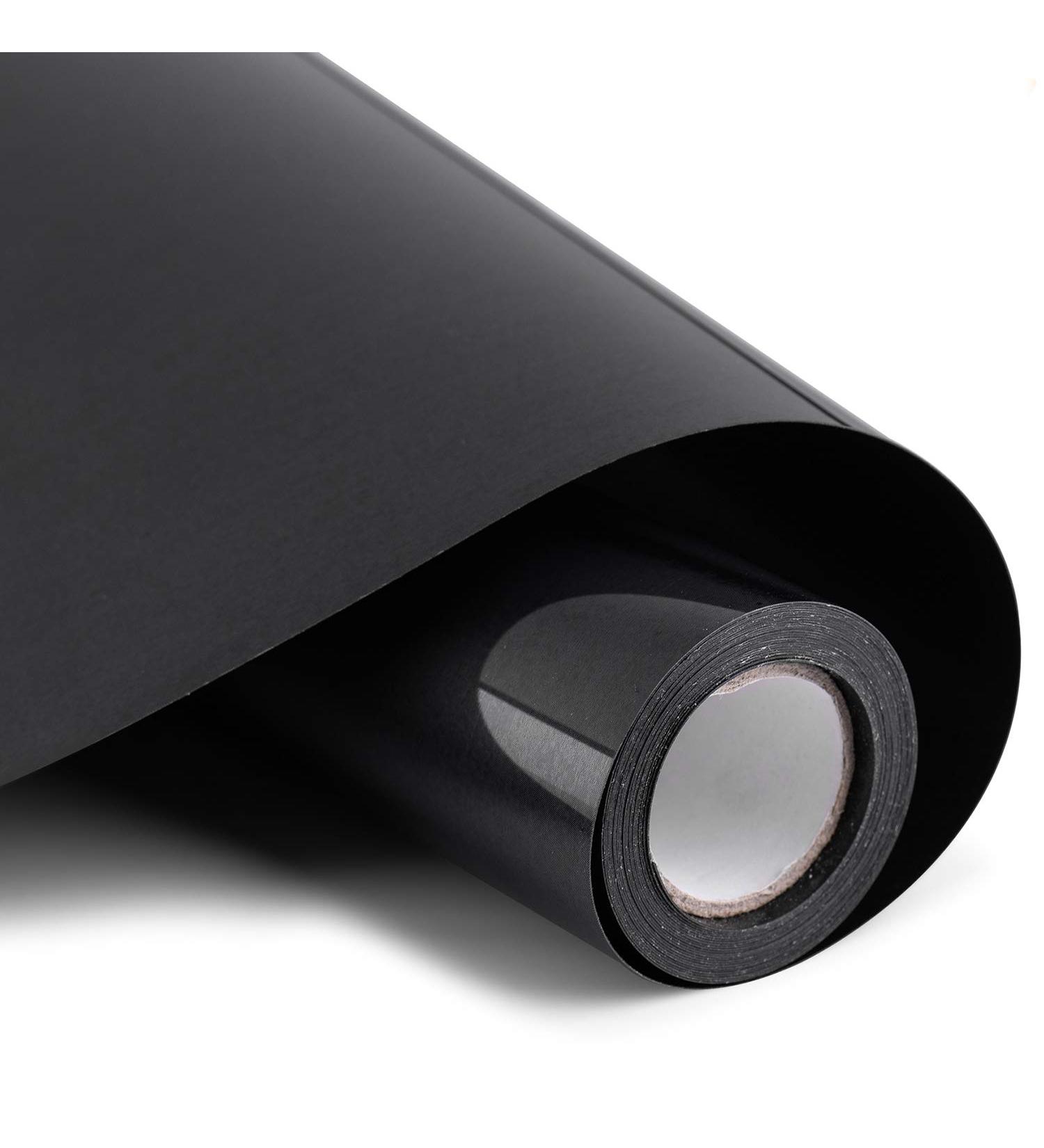 Black Heat Transfer Vinyl Bundle - 12 x 10' Rolls - Easy Cut & Weed - DIY Heat Press Design for T-Shirts, Clothes, Hats & Textiles - Buy Online on GoSupps.com