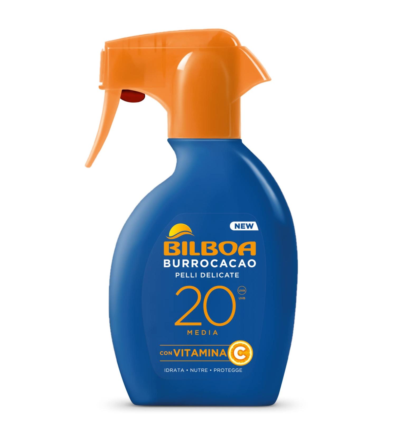 Bilboa Lip Care Spray Trigger LSF 20 - Medium Sun Protection for Sensitive Skin Moisturizing Vitamin C Formula 250 ml - Dermatologically Tested - Buy Online on GoSupps.com