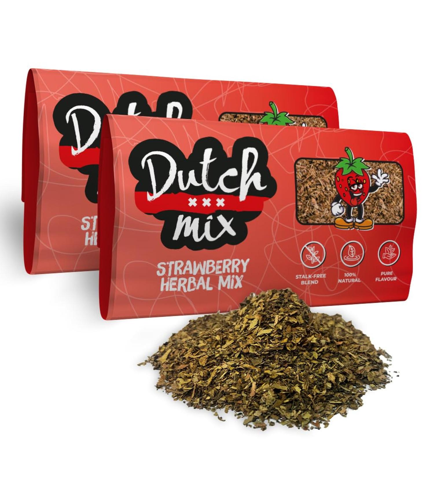 M lange Hollandais Fraise - Sans tige et naturel 100g de m lange d'herbes Lisse Fraise 100g - Buy Online on GoSupps.com