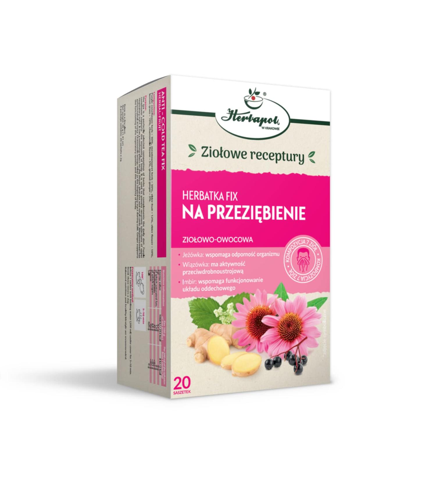 Herbapol w Krakowie SA Herbapol in Krakow Tee Fix for 20 Cold Tea Bags