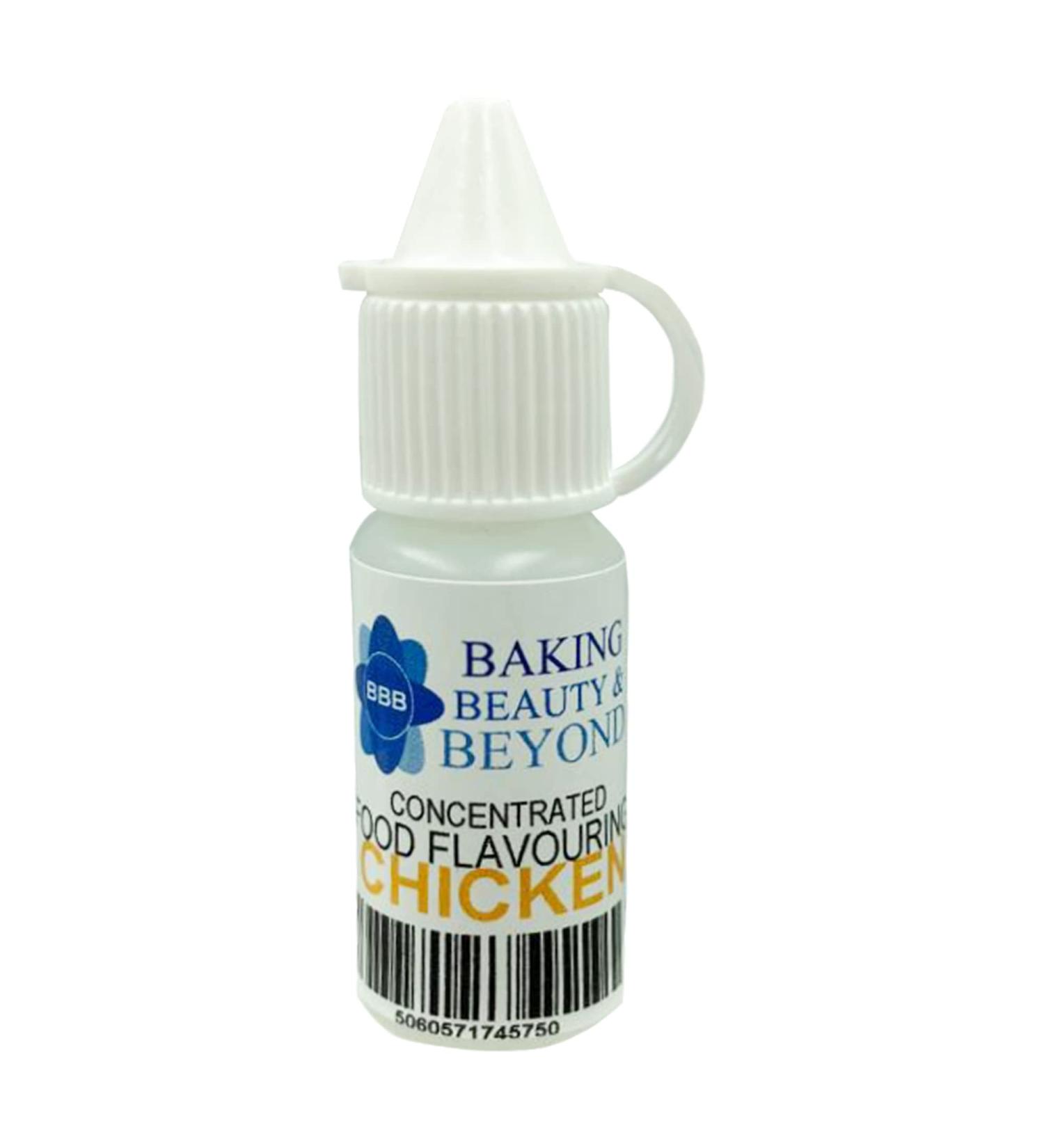Baking Beauty and Beyond Concentrated Food Flavouring Oil - Food Grade Flavouring Oil for Candy Making Baking Lip Balm and Gloss - Chicken (10ml) - Buy Online on GoSupps.com