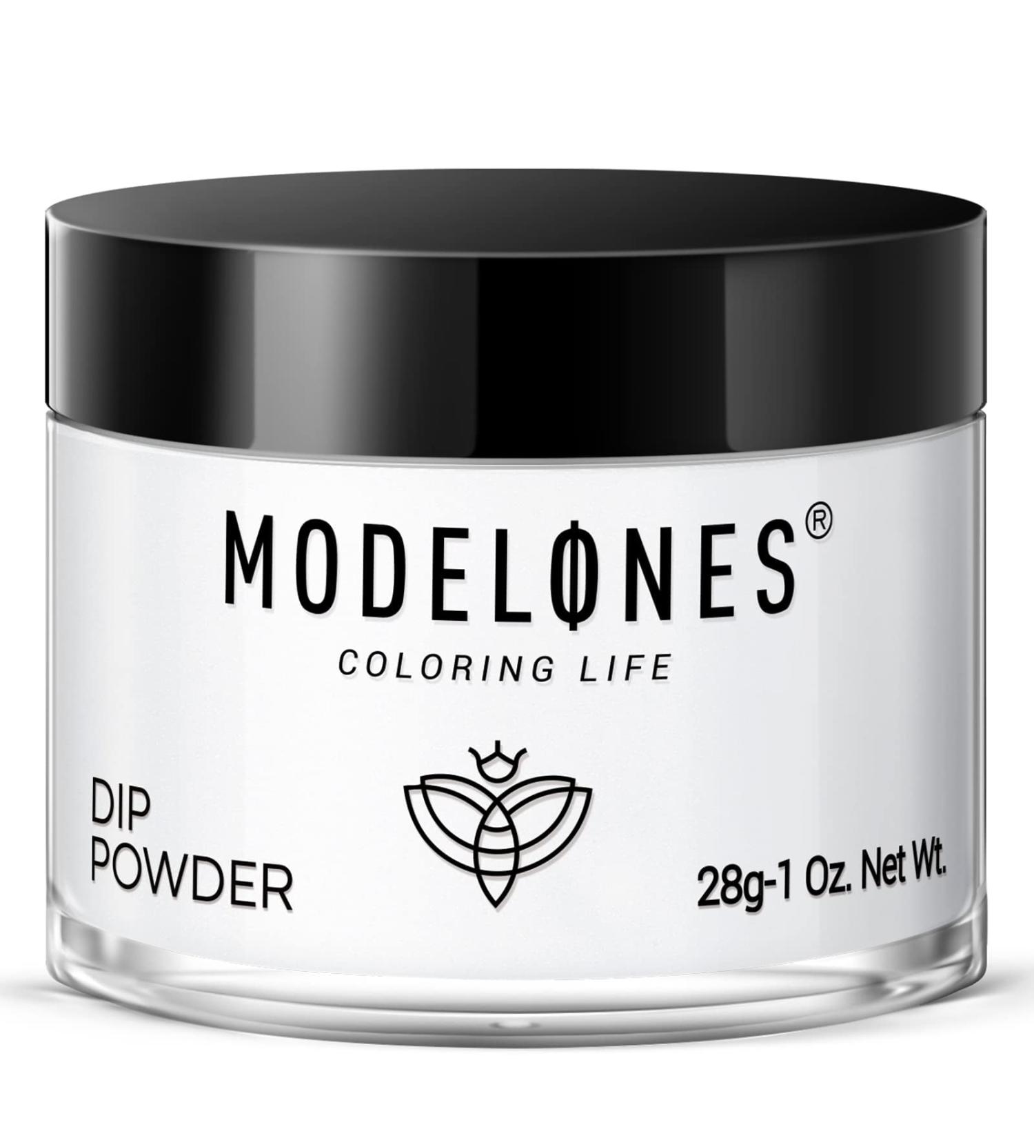 Modelones Dip Powder Clear Color Nail Dipping Powder French Nail Art Build Powder Pro Collection System for Starter Manicure Salon DIY at Home 28+ Long-Lasting No Needed Nail Lamp Cured 1 Oz - Buy Online on GoSupps.com