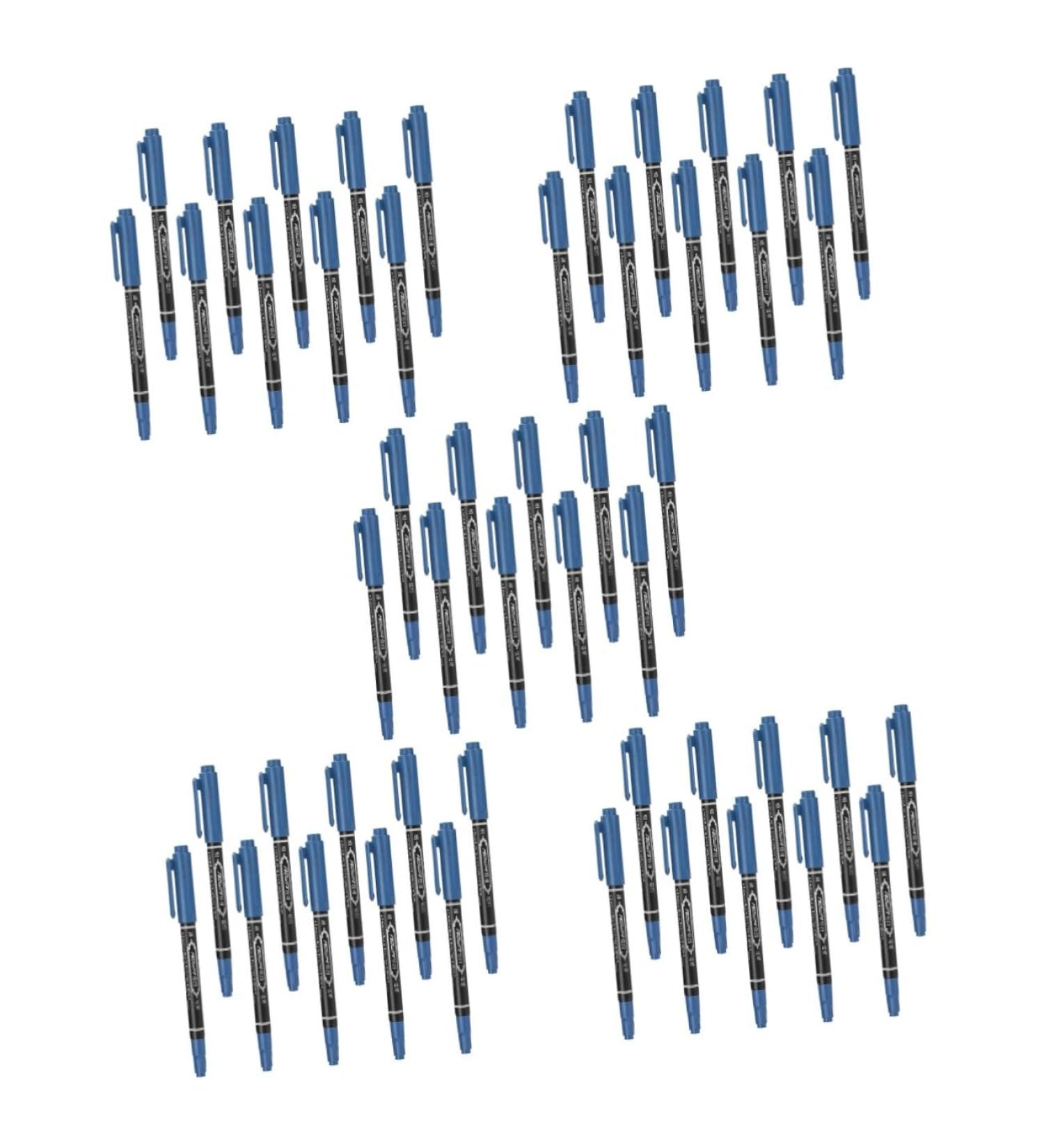 NOLITOY 50 Pcs Eyebrow Pen Lip Mapping Pen Eyebrow Tattoos Pen Pen Drawing Tool Cosmetic Plastic - Buy Online on GoSupps.com