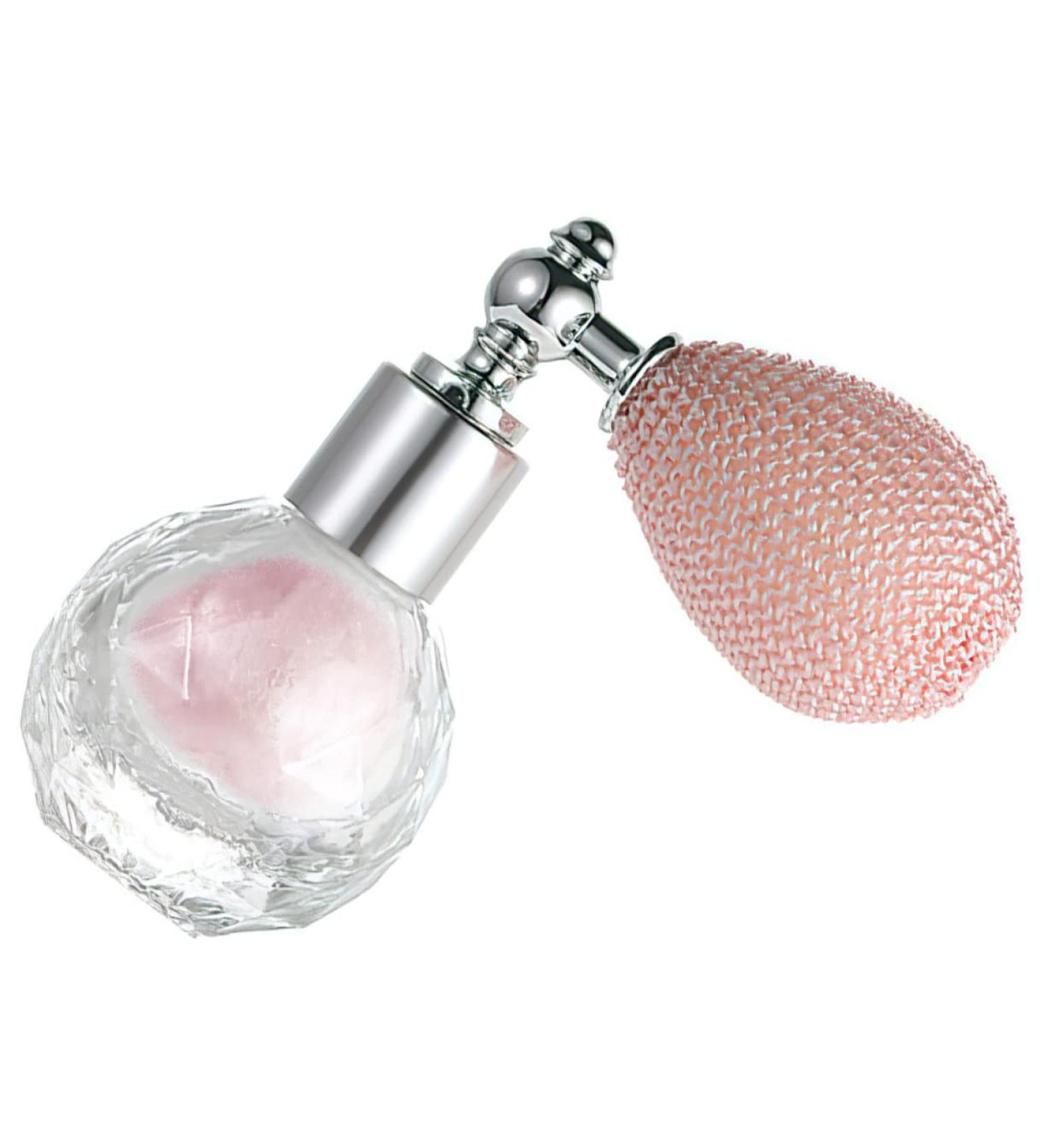 Beavorty High Gloss Dusting Makeup Highlighter Press Powder Makeup Glitter Balloons Highlight Powder Spray Hair Glitter Luminous Glitter Powder Spray Highlighter Powder Spray for Body Glass 7.5x7cm Pink - Buy Online on GoSupps.com