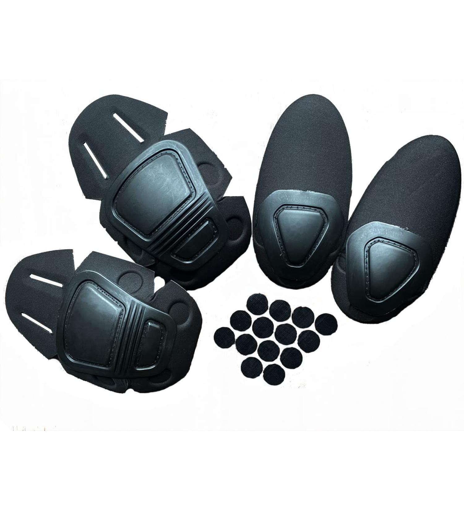 Lanbaosi Men's Tactical Military Knee and Elbow Pads - One Size, Black | Sports Protection Gear - Buy Online on GoSupps.com