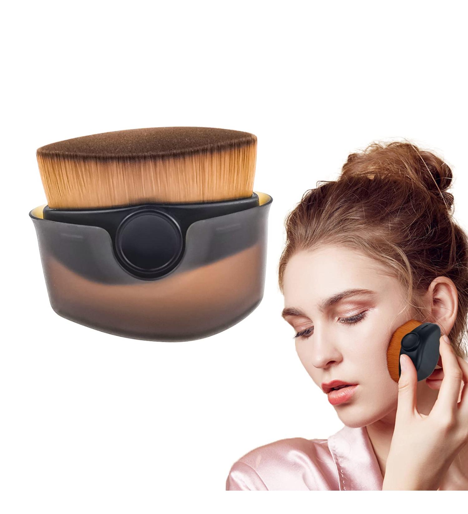 Foundation Makeup Brush Dolphin shape Kabuki Hexagon Face Blush Liquid Powder Foundation Brush - Buy Online on GoSupps.com