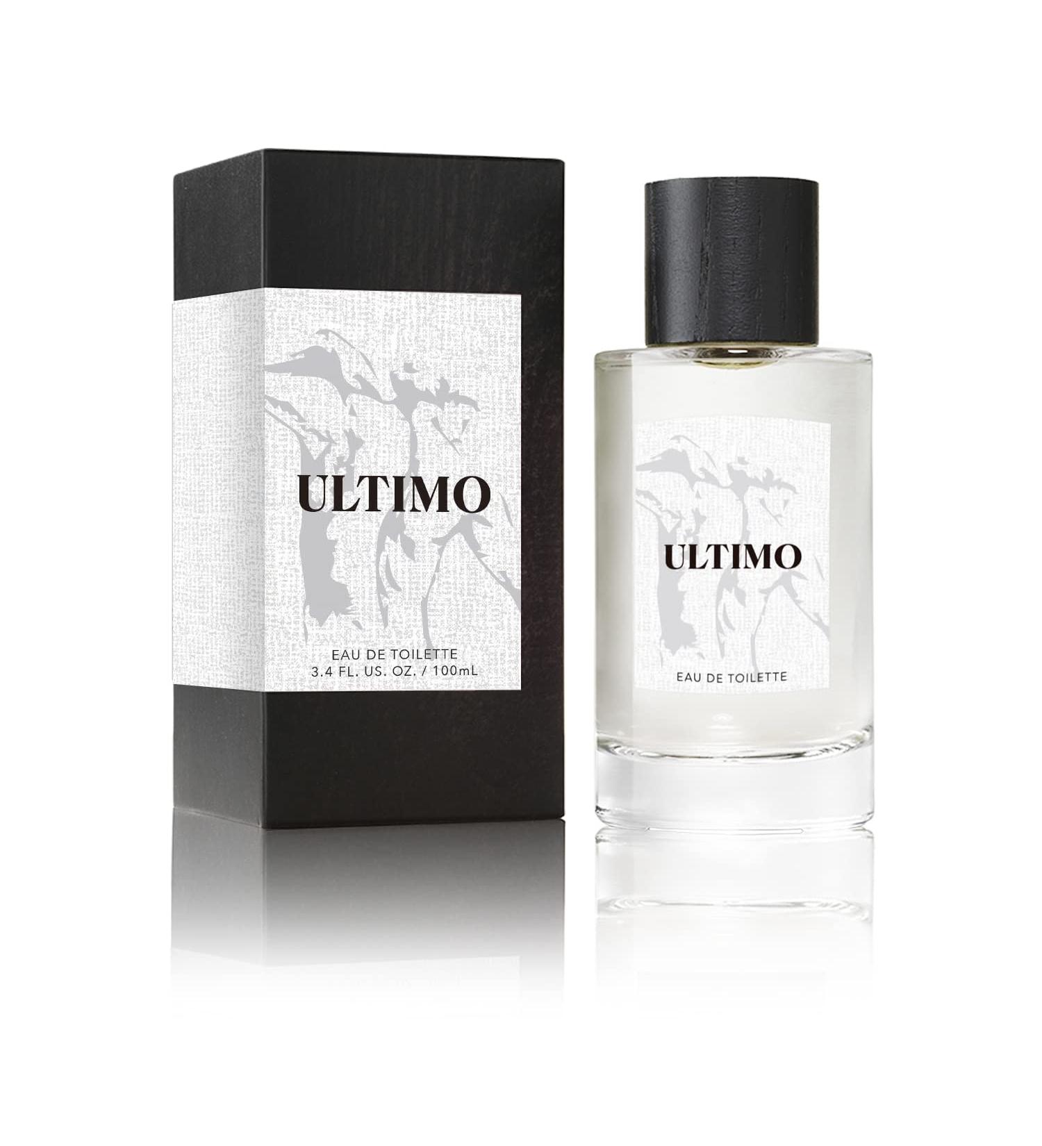 Ultimo Eau de Toilette for Men - Spicy and Masculine Cologne Natural and Authentic Fragrance Spray - 3.4 oz 100 ml