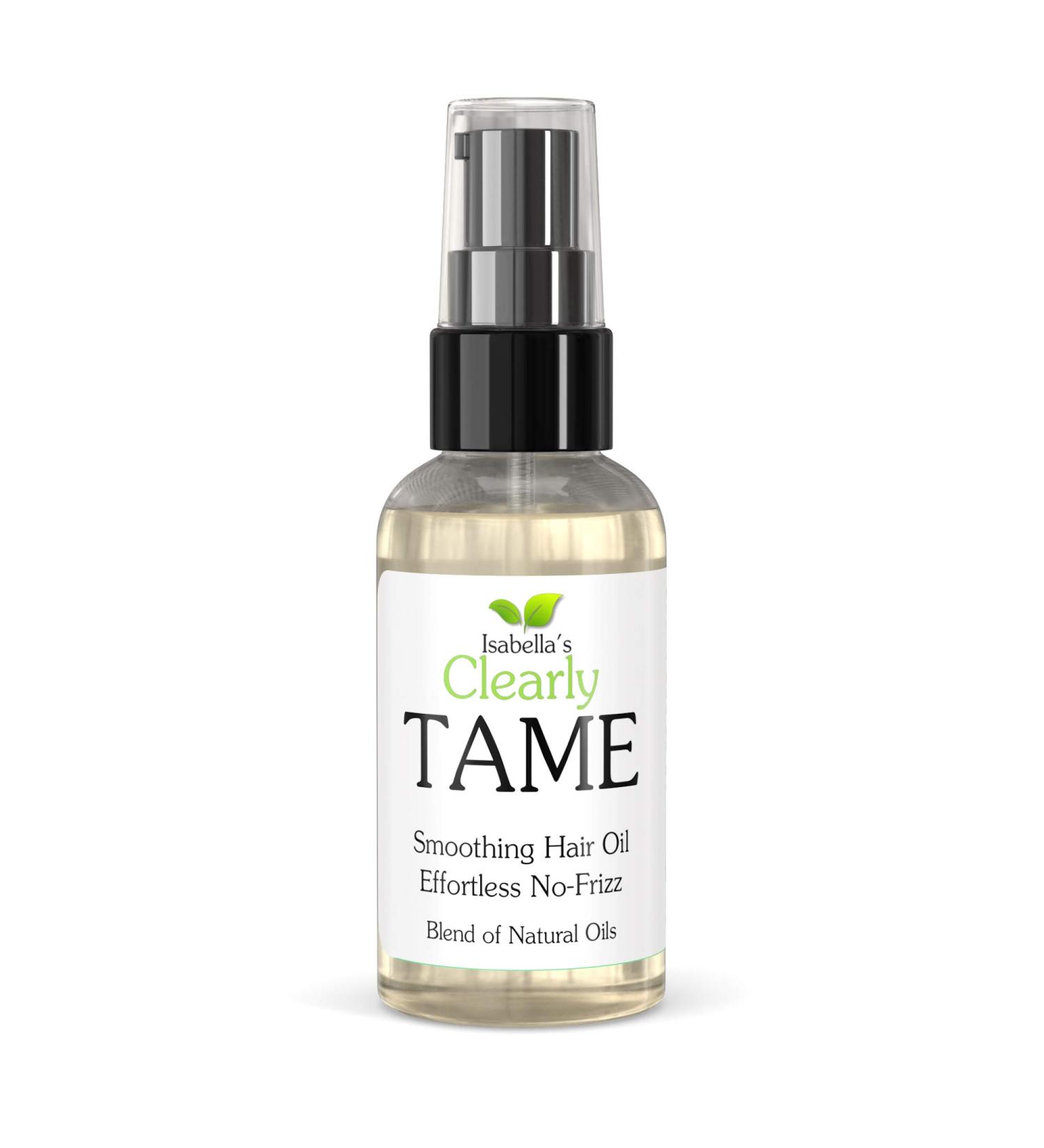 TAME Anti-Frizz Smoothing Hair Oil Treatment with Castor & Rosemary - Sulfate-Free Serum for Curly & Dry Hair - Frizz Control & Shine - Natural USA-Made - Buy Online on GoSupps.com