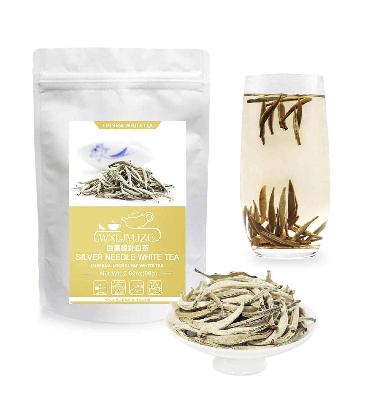 LWXLJMJZC -White Tea Silver Needle-White Tea Silver Needle-Baihao Yinzhen-Chinese White Tea 80g White Tea - Buy Online on GoSupps.com