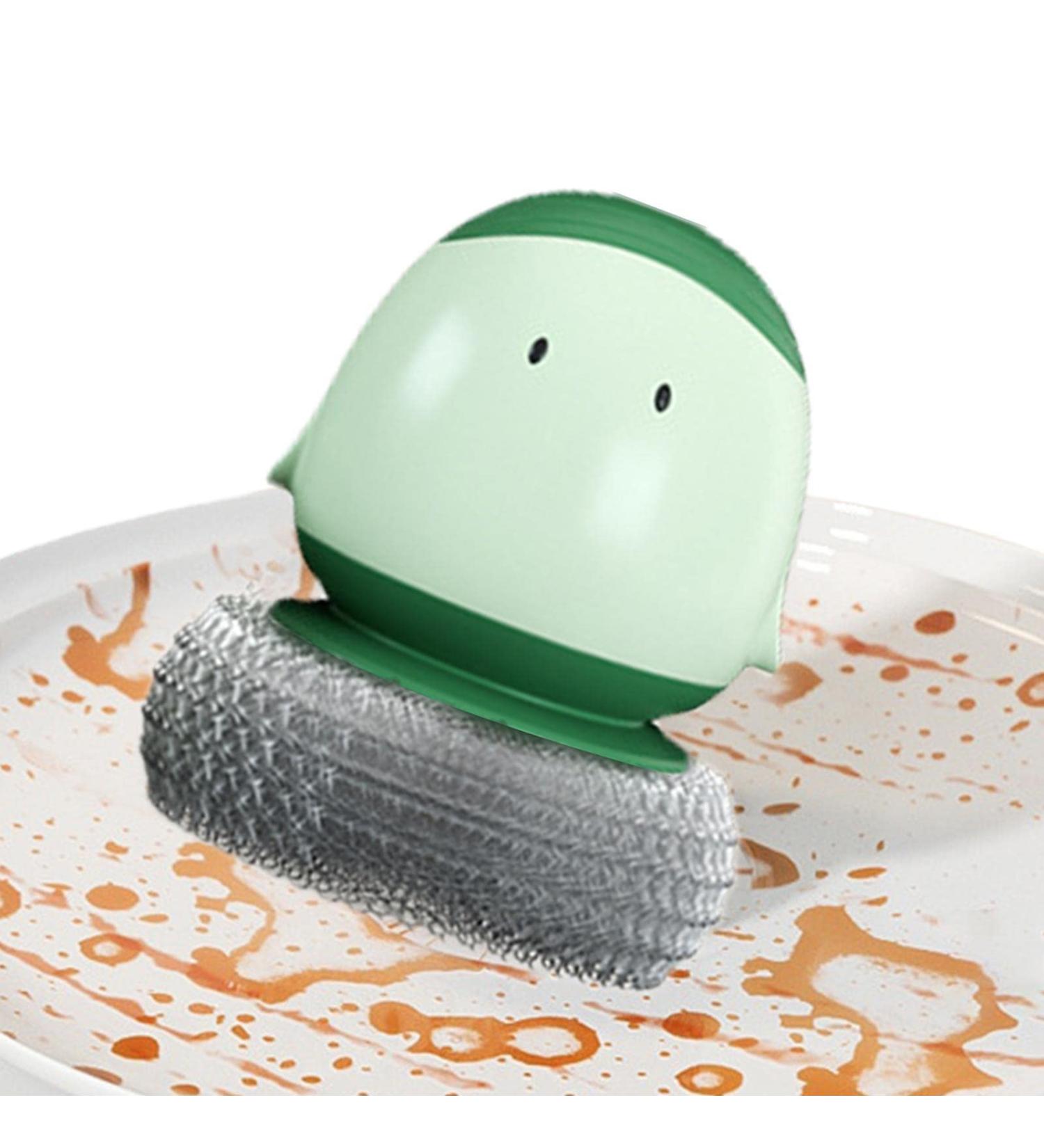 Add Liquid Pot Brush - Automatic Dish Scrubber Dishwashing Brushes Humanized Kitchen Cleaning Brush for Washing Dish Pot Scrubbing Sink Lambo Green - Buy Online on GoSupps.com
