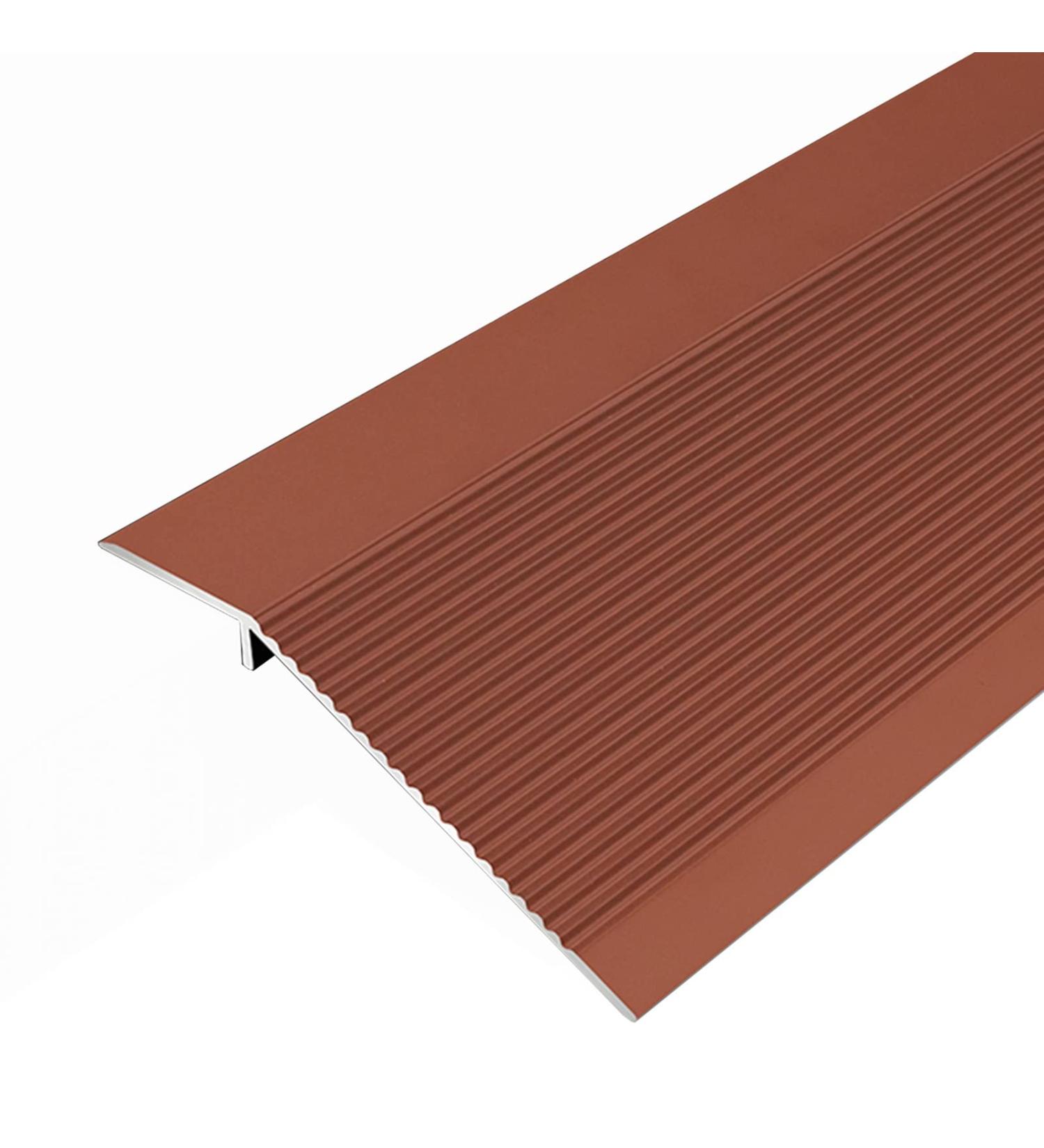 Floor Transition Strip Walkers Entry Ramp Smooth Aluminum Wood to Tile Transition Strip Carpet to Laminate Threshold/Edge Reducer for 0.8-4cm Height Difference Floor (Color : Style6) - Buy Online on GoSupps.com
