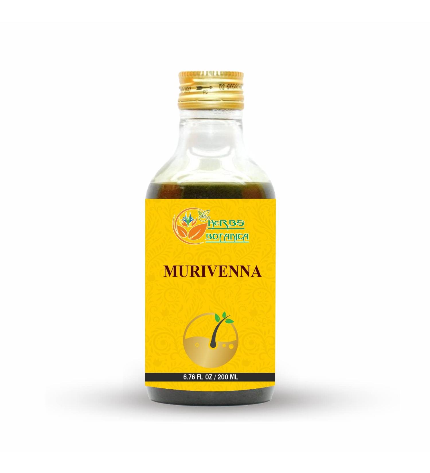 Herbs Botanica Murivenna Oil | Ayurvedic Herbal Oil for Joint & Muscle Relief | Treat Sprains & Cramps | 200ml - Buy Online on GoSupps.com