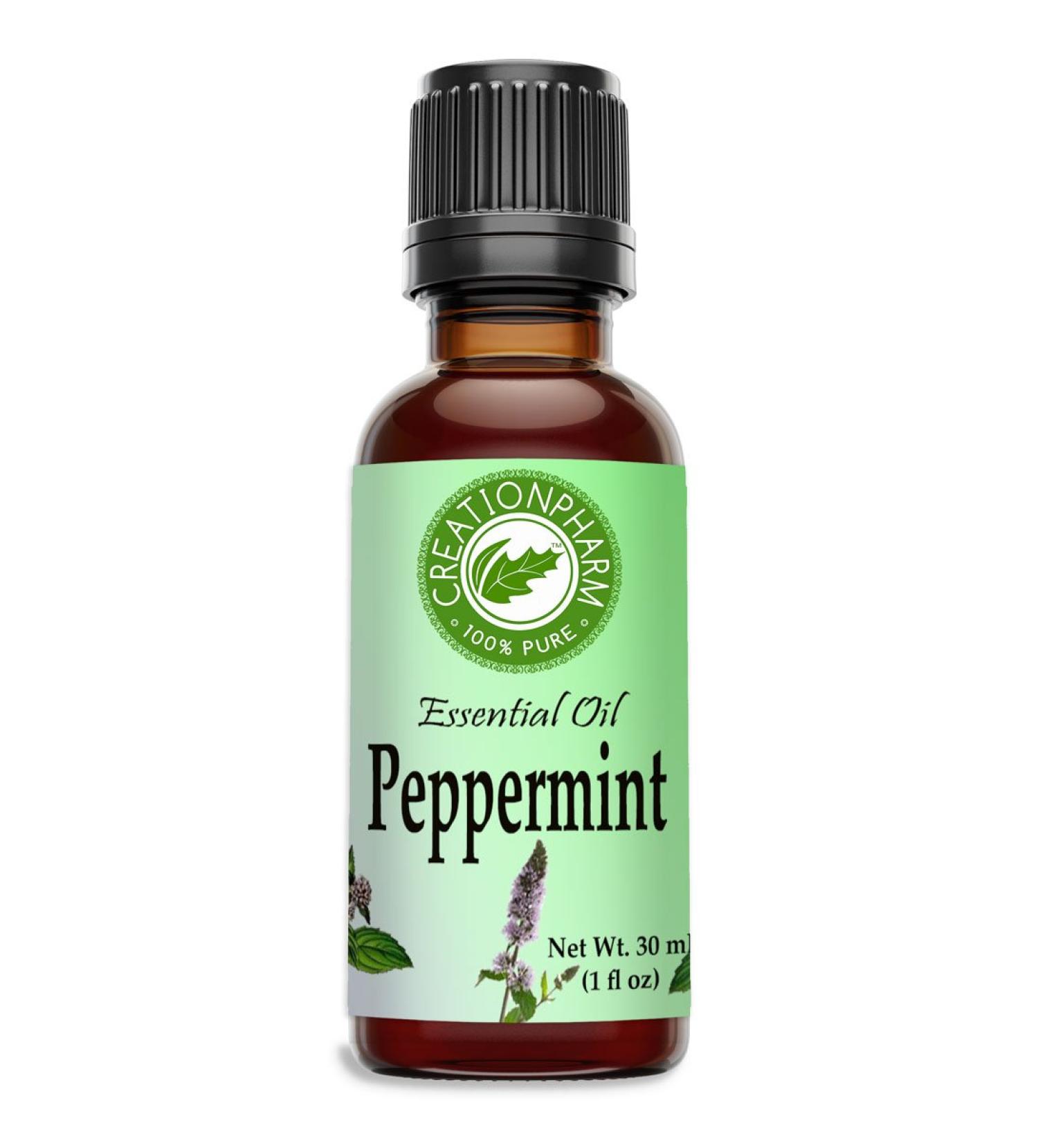 Creation Pharm Peppermint Essential Oil 30 ml 100% Pure Mentha piperita - Aceite de Mentha