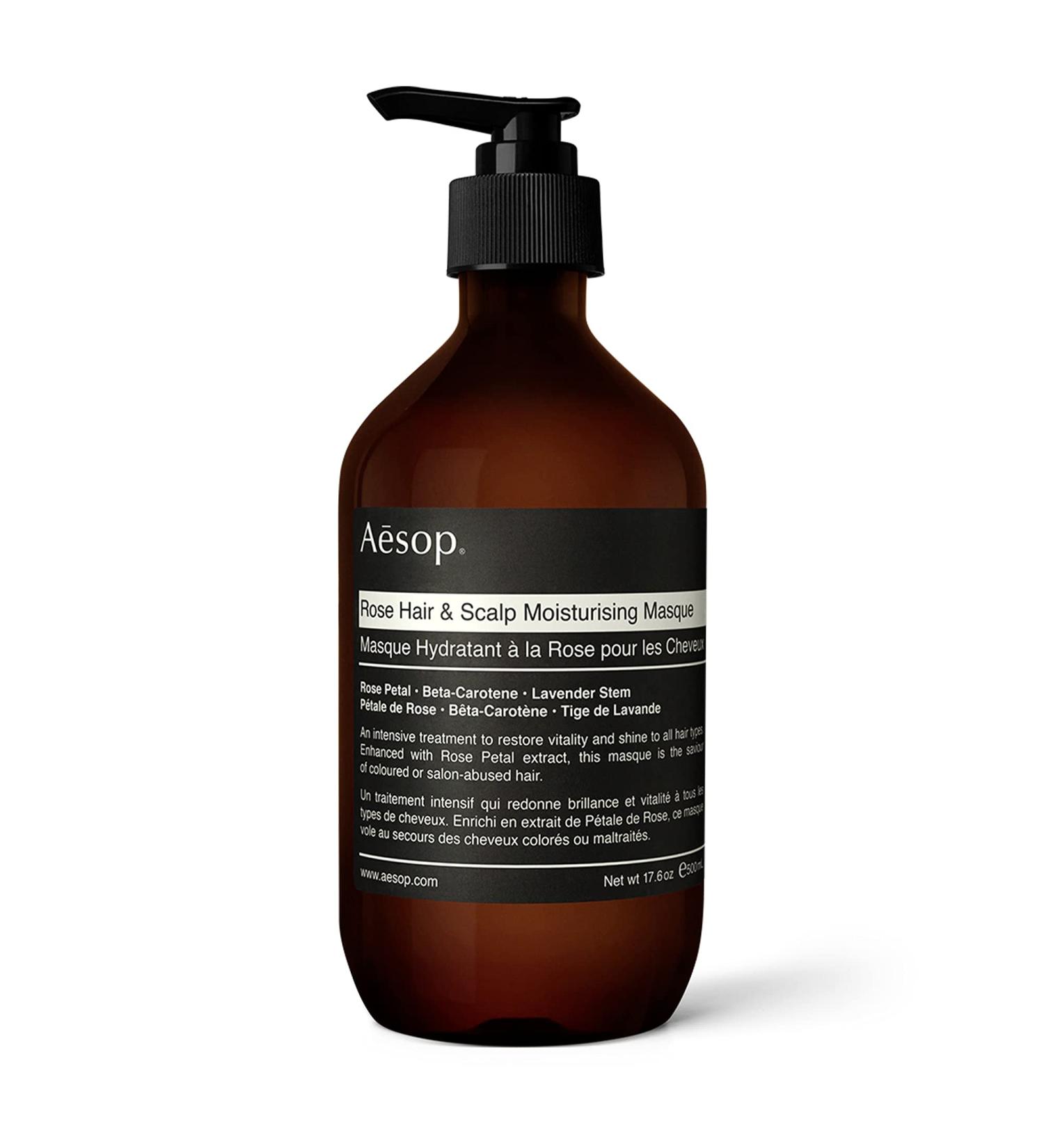 Rose Hair & Scalp Moisturising Masque - 500ml | Nourishing Hair Care for All Hair Types | Hydrating Treatment for Dry Scalp & Hair - Buy Online on GoSupps.com