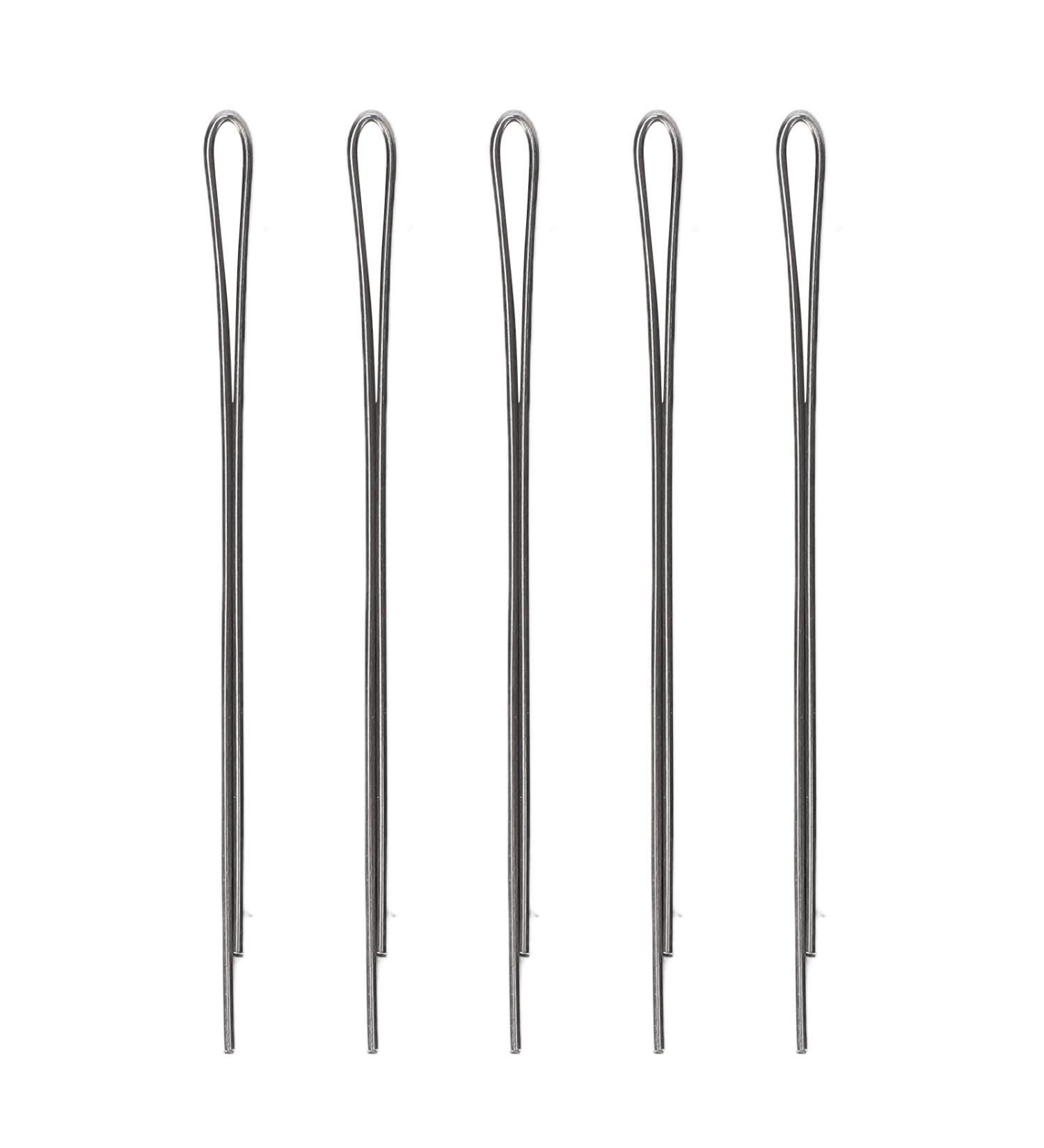 Alloy Flat Hair Needles | Black Reusable Hairpins for Quick Curls & No Damage | Easy Hair Shaping - International Shipping - Buy Online on GoSupps.com