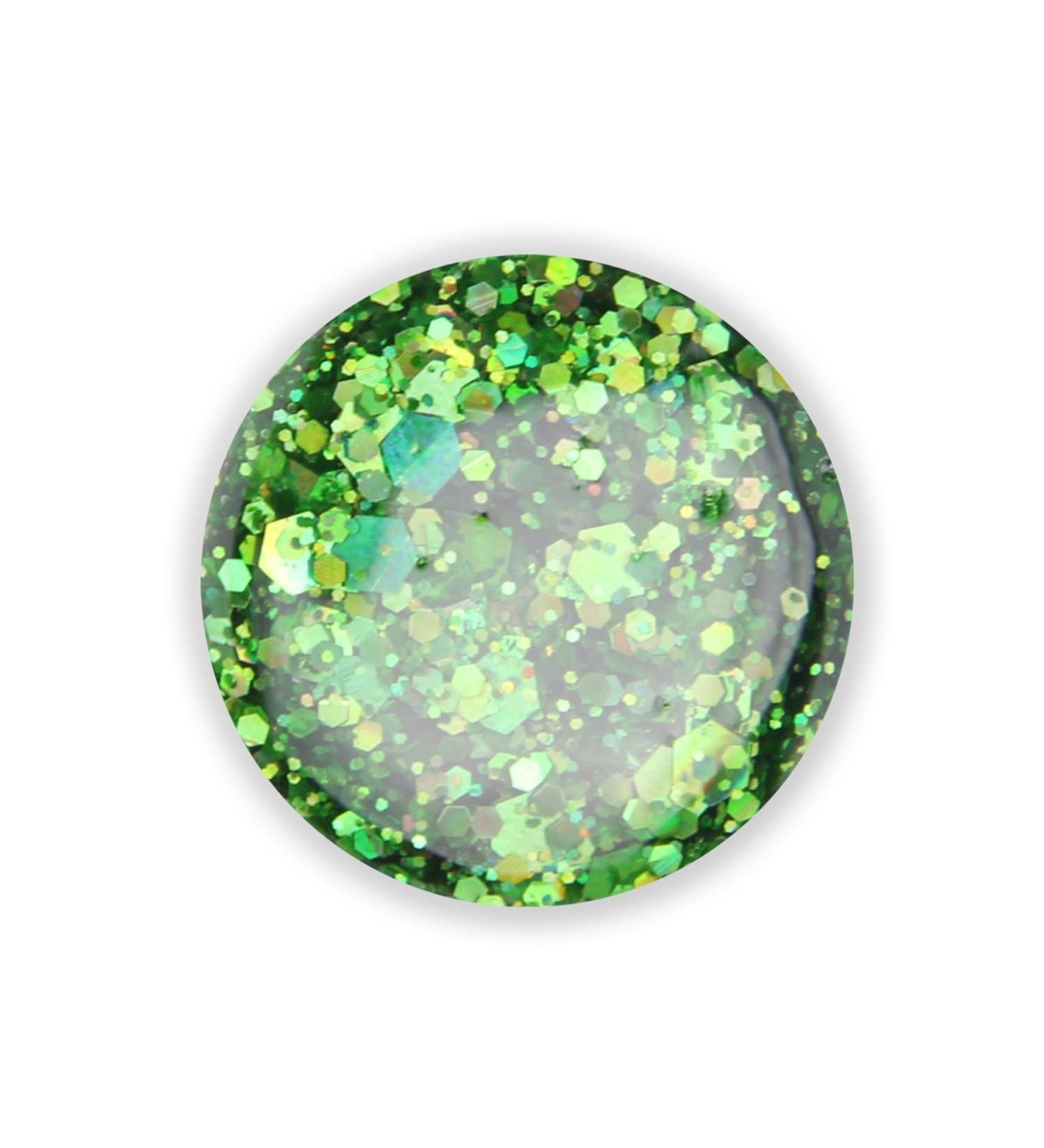 UV Gel Crystal Crush - Green Crystal Crush 5ml | High-Quality Nail Art Gel | International Shipping - Buy Online on GoSupps.com
