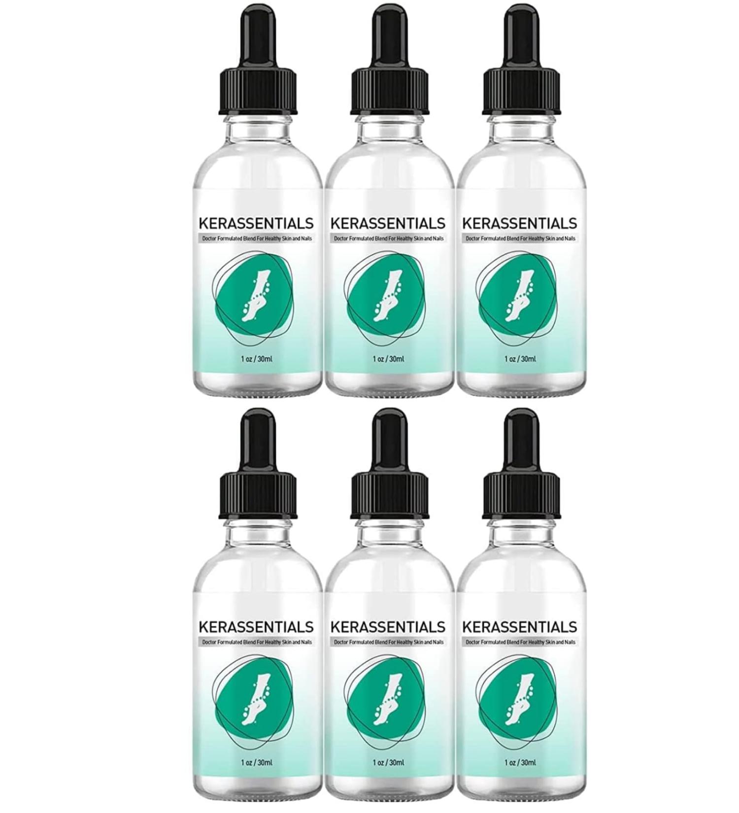 KYOSK Kerassentials Toenail Fungus Treatment Oil Kerassentials for Toenail Fungus Kerasentials Nail Treatment Repair Oil Fix & Renew Damage Nail Broken Cracked & Discolored Nails (6pcs) - Buy Online on GoSupps.com
